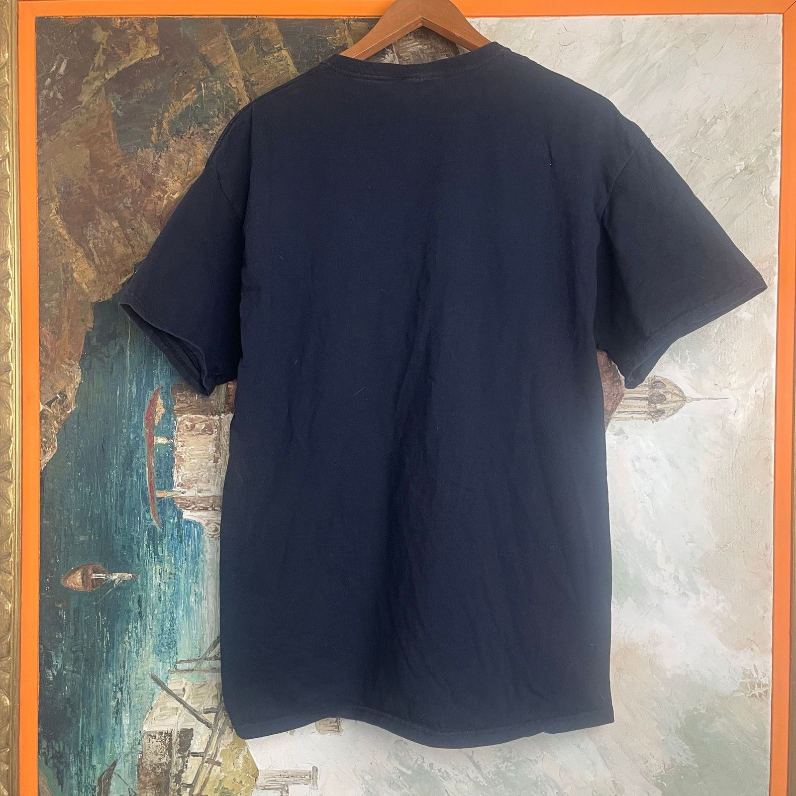 Fruit Of The Loom Kidcore Y2k Blue Digital Camo Star Logo DARE T-Shirt - XL Size US XL / EU 56 / 4 - 4 Thumbnail