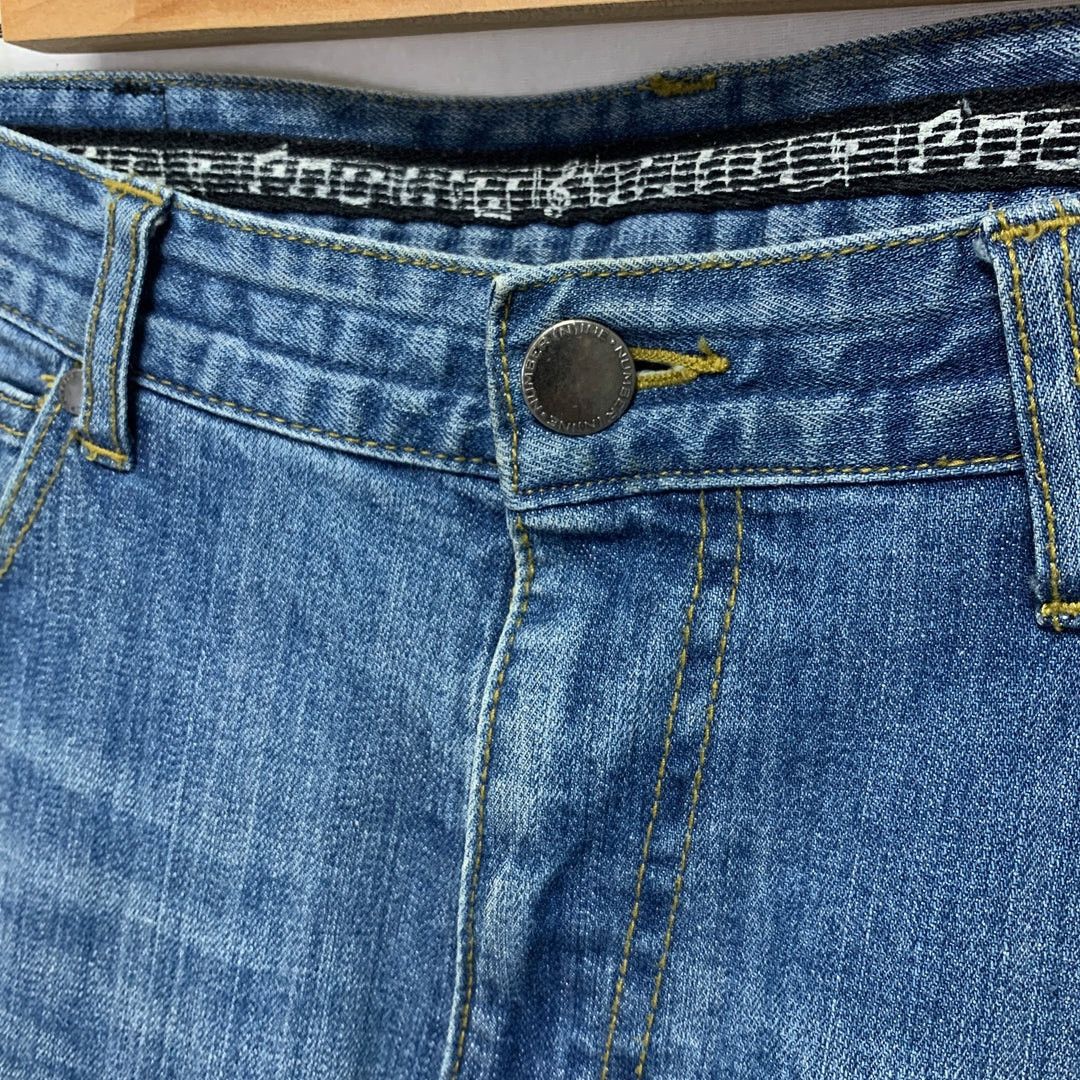 Number (N)ine NUMBER NINE NANO UNIVERSE CROPPED DISTRESSED DENIM JEANS Size US 33 - 9 Thumbnail