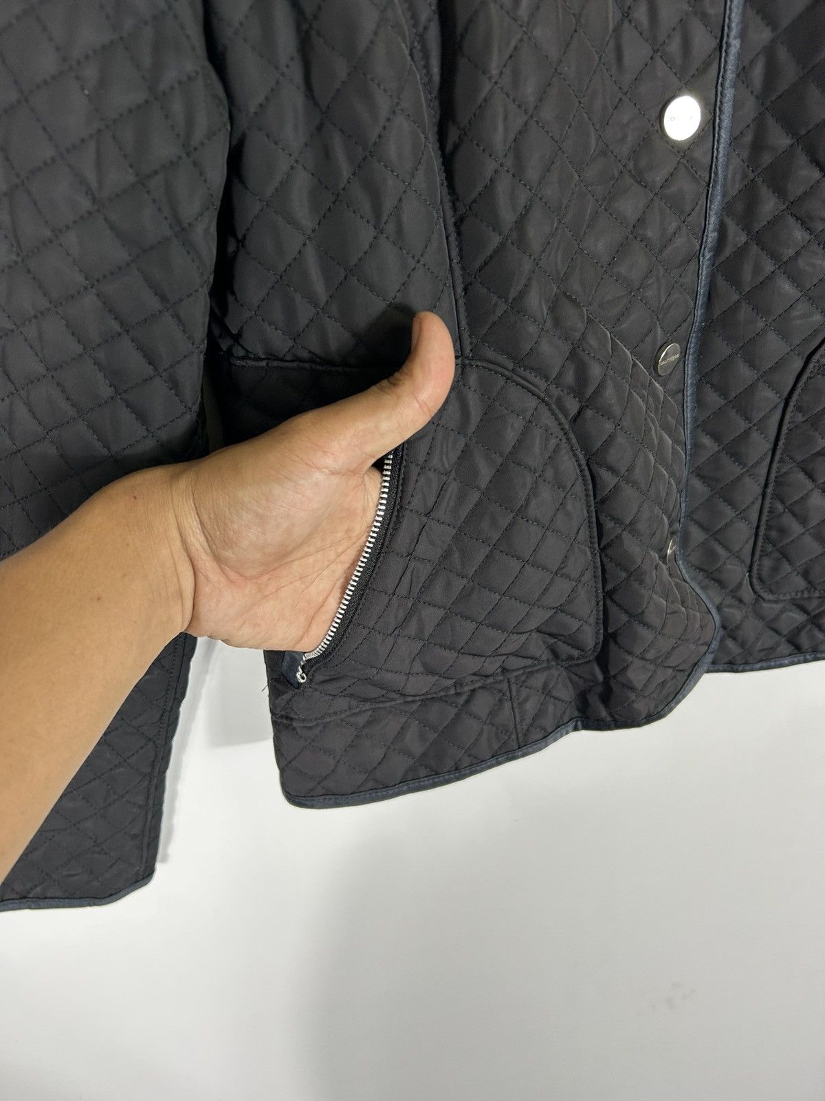 Courreges × Vintage ⚡️Vintage Courreges Quilted Snap Button Cropped Jacket Size S / US 4 / IT 40 - 6 Thumbnail