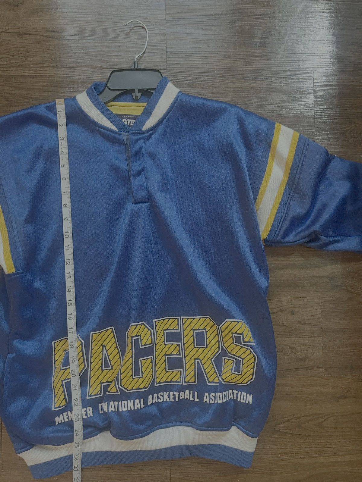 Starter × Vintage RARE Vintage Indiana Pacers Quarter Button Up Size US M / EU 48-50 / 2 - 10 Thumbnail