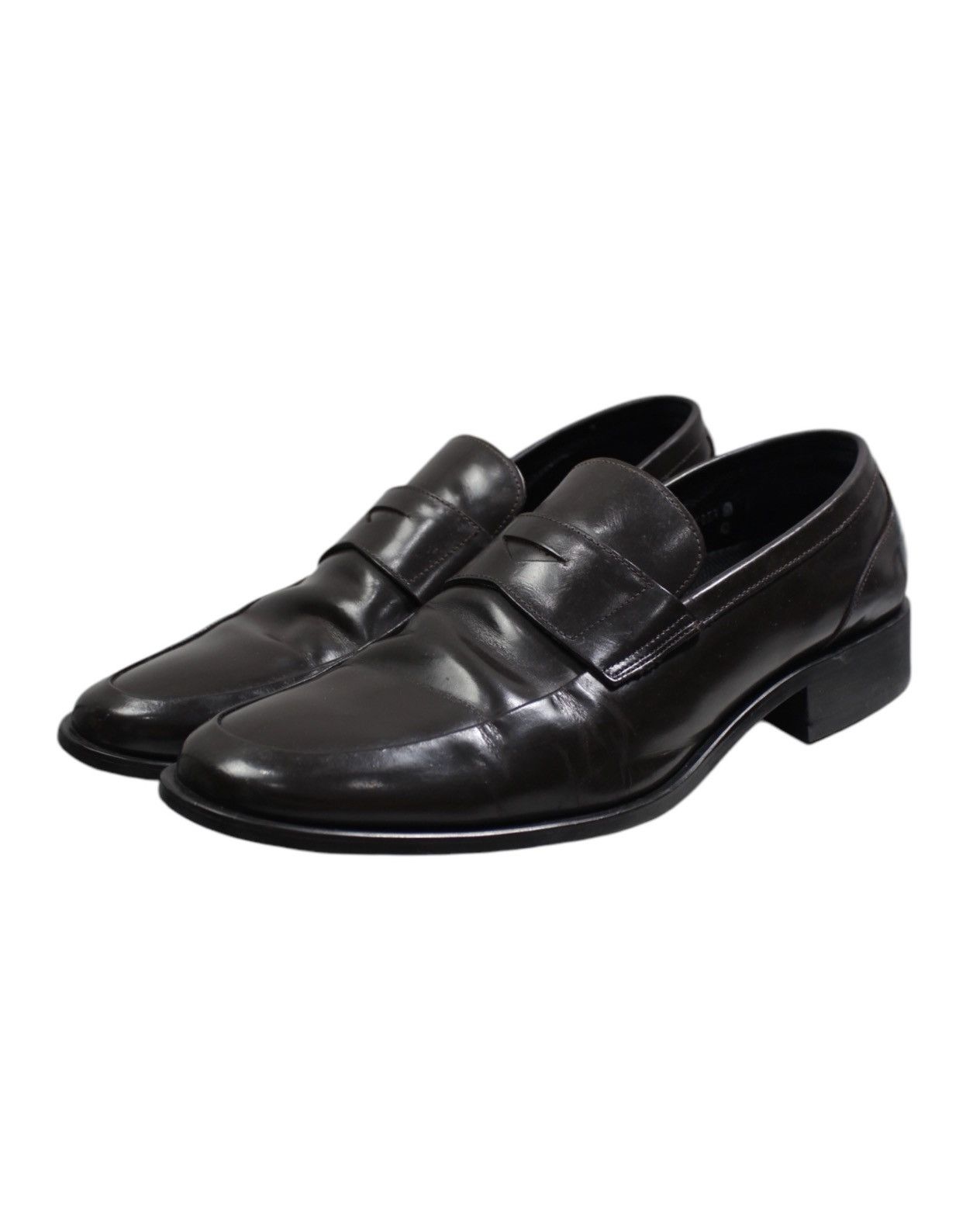 Vintage SODA HOMME LEATHER PENNY LOAFER Size US 8 / EU 41 - 1 Thumbnail
