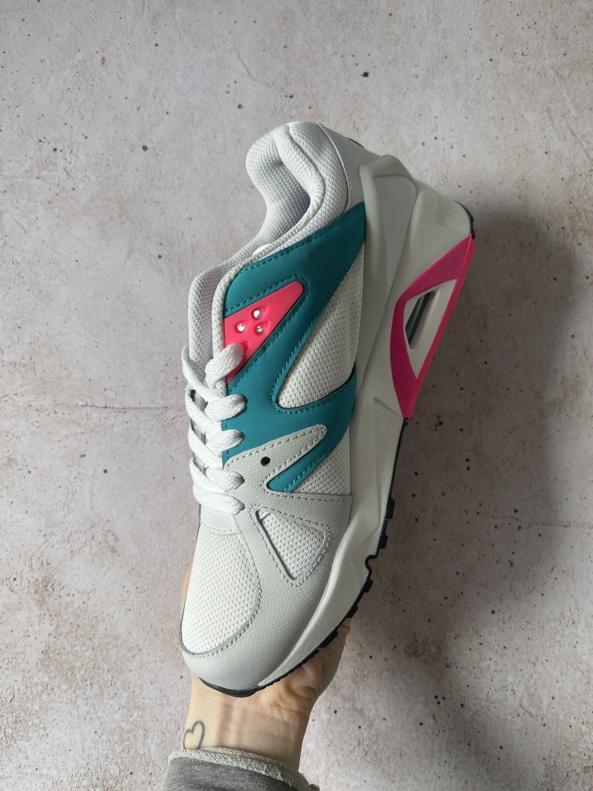 Nike Nike Air Structure Triax 91 White Teal Pink sneakers Size US 6.5 / IT 36.5 - 4 Thumbnail