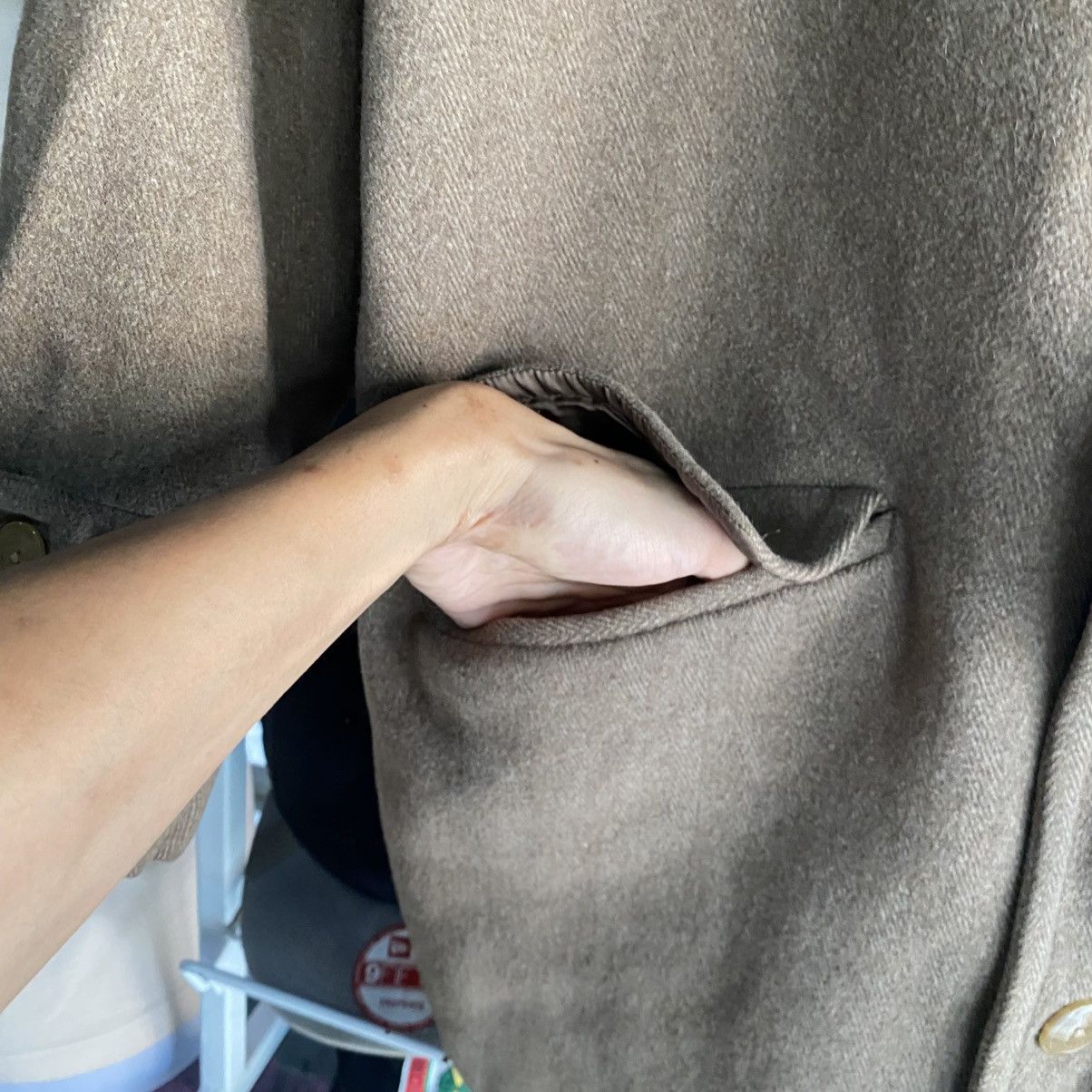 Burberry Burberry Brown Wool Car Coat Lining Vintage Luxury Overcoat Size US S / EU 44-46 / 1 - 9 Thumbnail