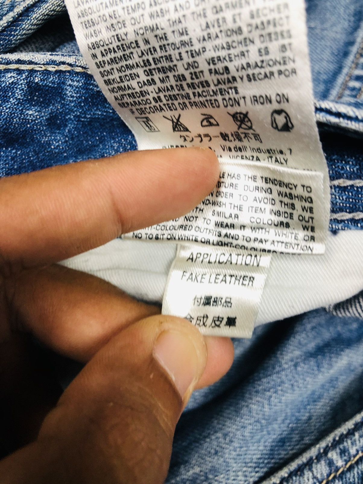 Diesel Diesel Industry Distress Jeans (33) Size US 31 - 16 Thumbnail