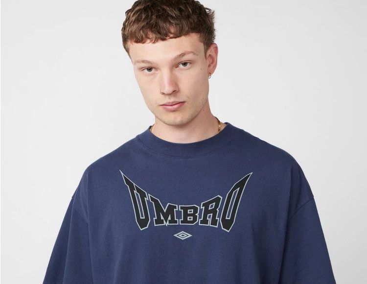 Umbro x Slam Jam Navy Logo Oversized T-Shirt Size US L / EU 52-54 / 3 - 2 Thumbnail