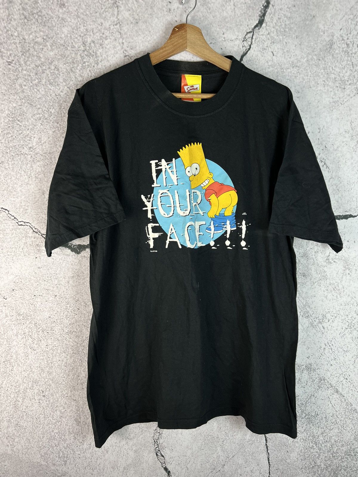 Vintage 2002 Black Bart Simpsons T-shirt XL main image 1