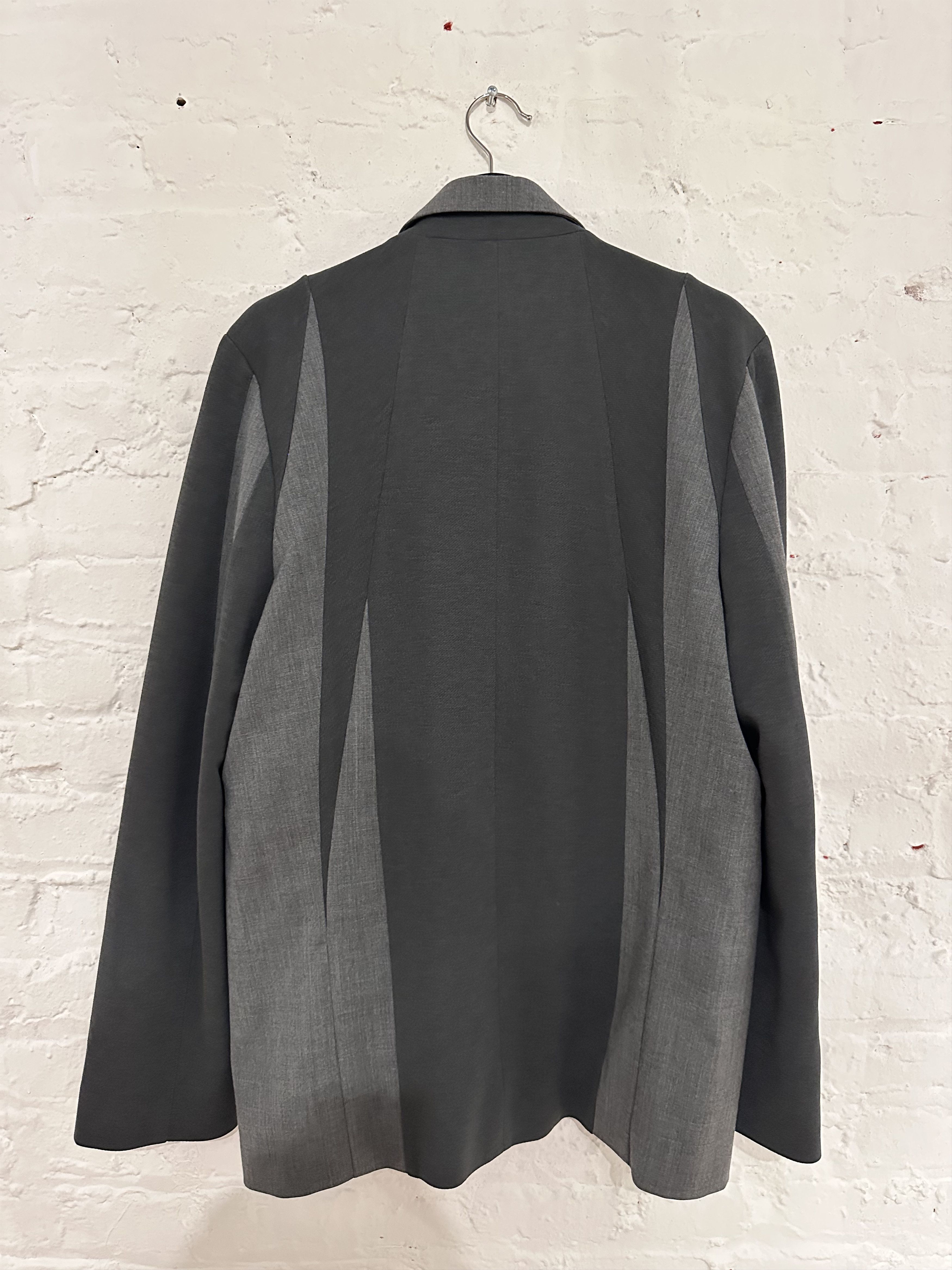 Kiko Kostadinov Kiko Kostadinov Grey Balla Tailored Jacket Size US M / EU 48-50 / 2 - 2 Thumbnail