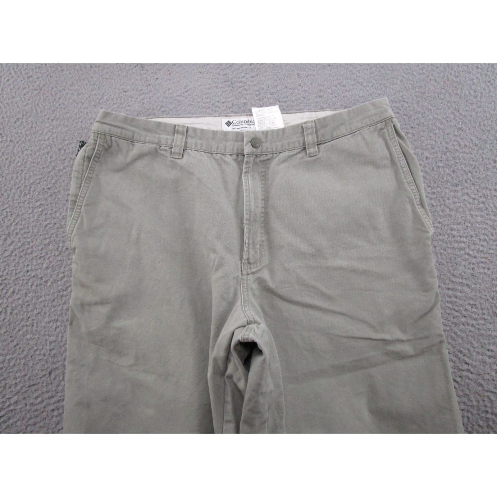 Vintage VINTAGE Columbia Canvas Straight Leg Pants Mens 38x30 5-Pocket Zipper Pocket Denim Chino Outdoor Everyday Shoes?? Size US 38 / EU 54 - 3 Thumbnail