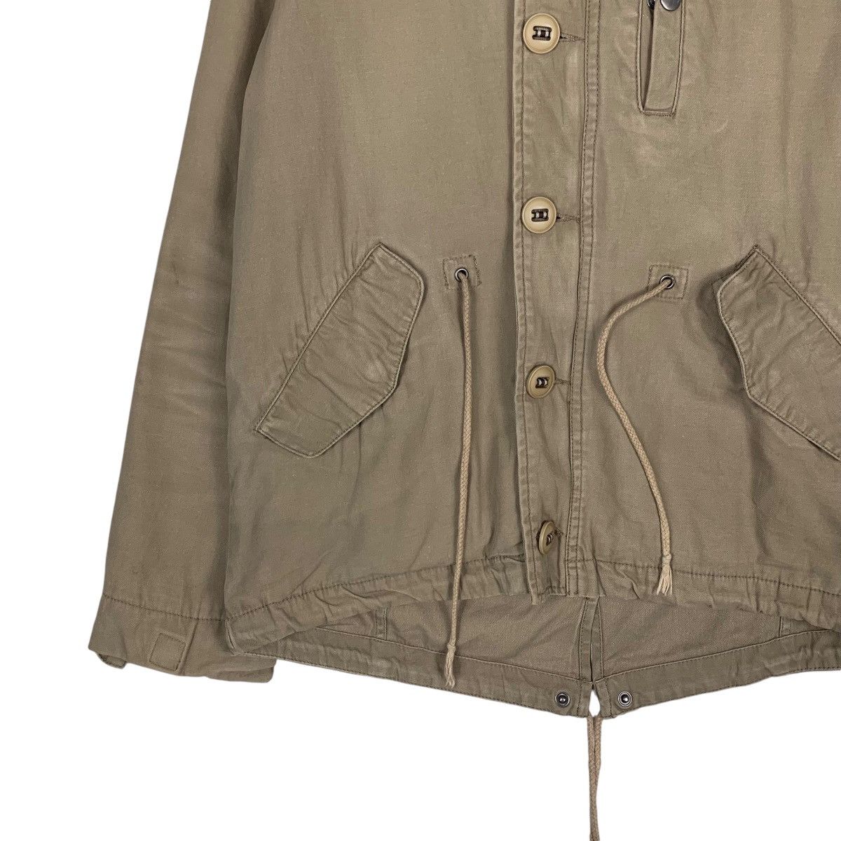 Japanese Brand DOG HOUSE Vintage Wear Hooded Jacket #1305-C59 Size US L / EU 52-54 / 3 - 3 Thumbnail