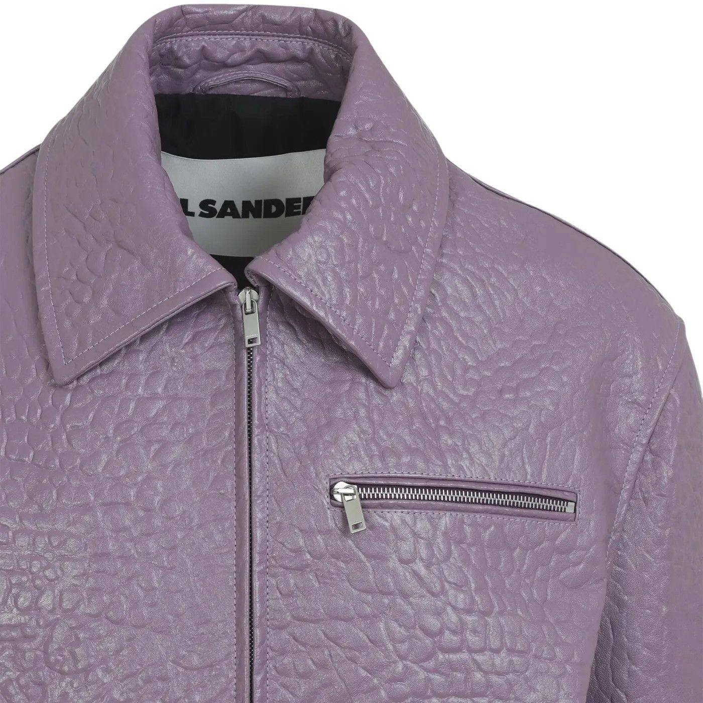 Jil Sander JIL SANDER Wisteria Leather Bomber Jacket New & Authentic (M Size ONE SIZE - 3 Thumbnail