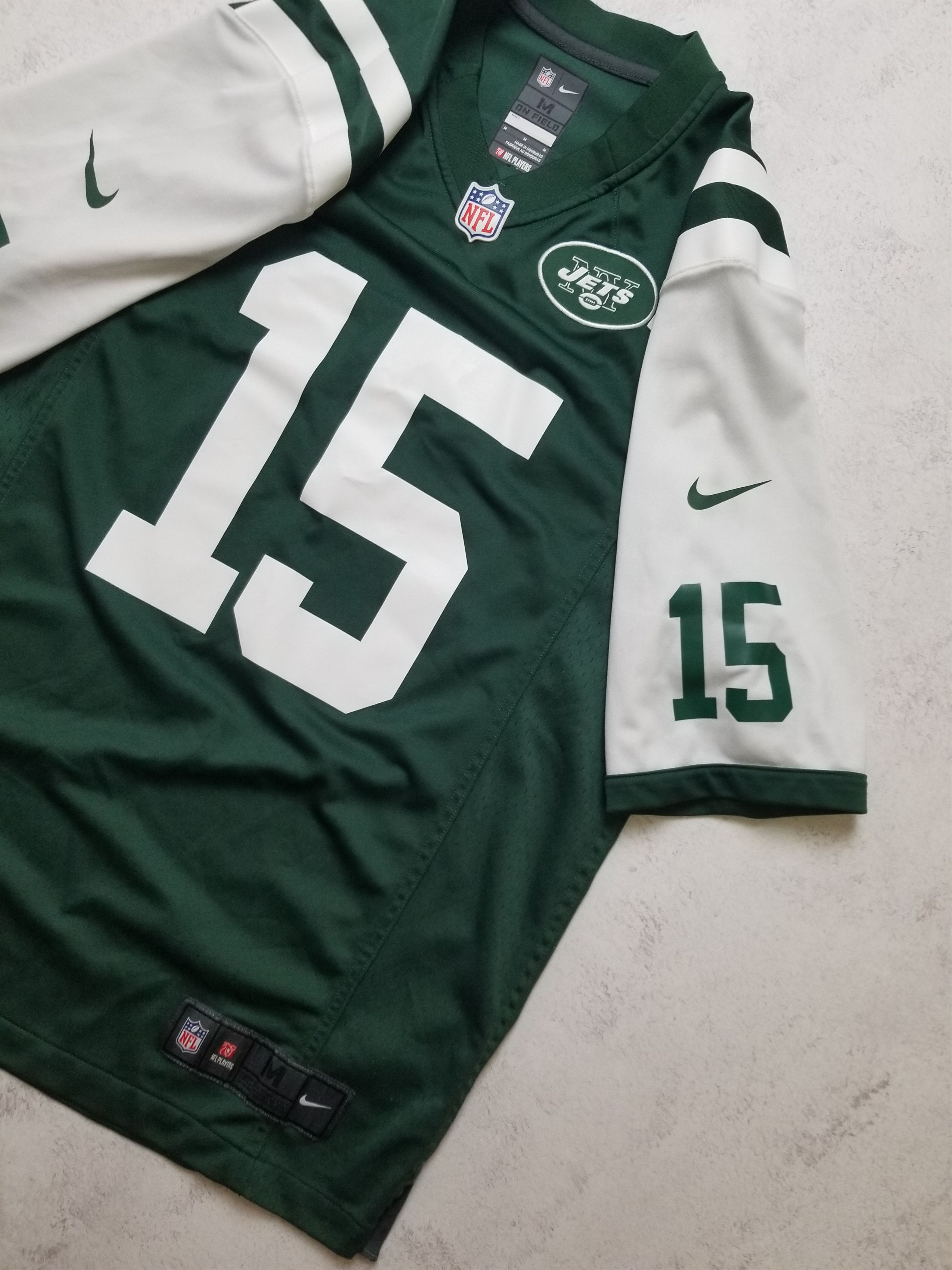 Nike New York Jets NFL Jersey Nike Green #15 Brandon Marshall Size US M / EU 48-50 / 2 - 6 Thumbnail