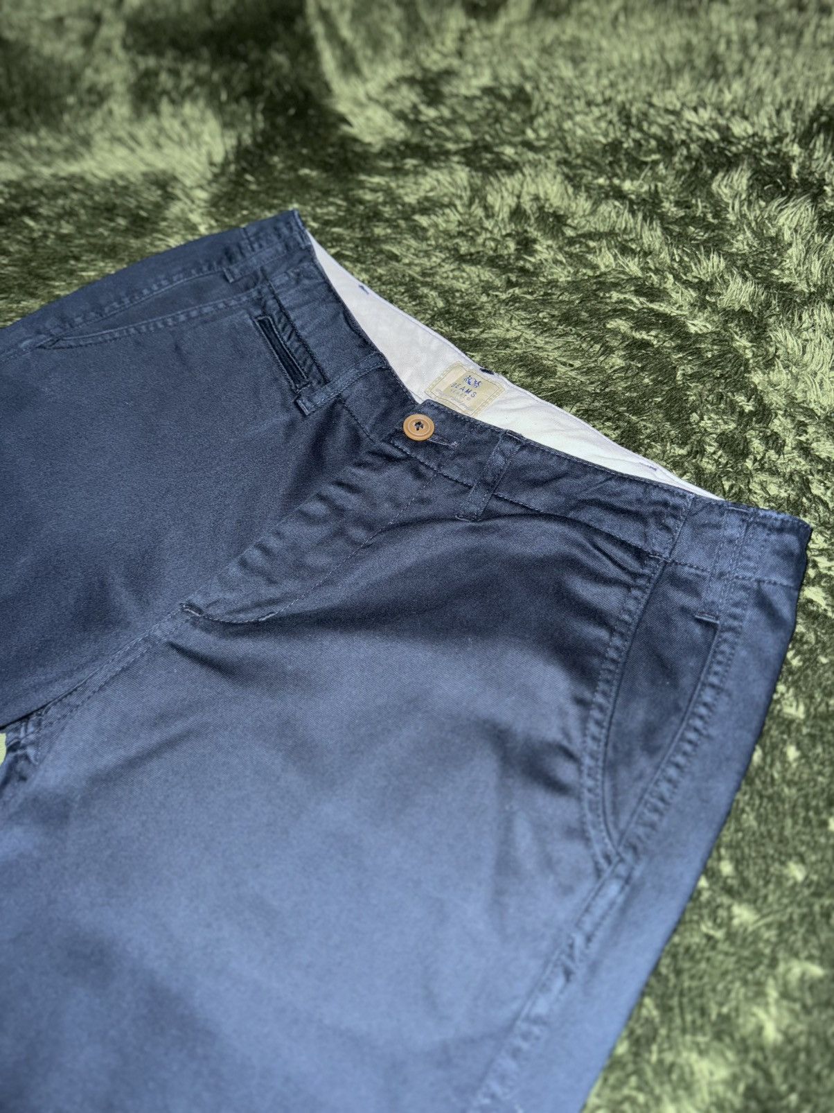 Beams Japan [M] BEAMS HEART JAPAN washed cotton chino pants navy Size US 32 / EU 48 - 2 Thumbnail