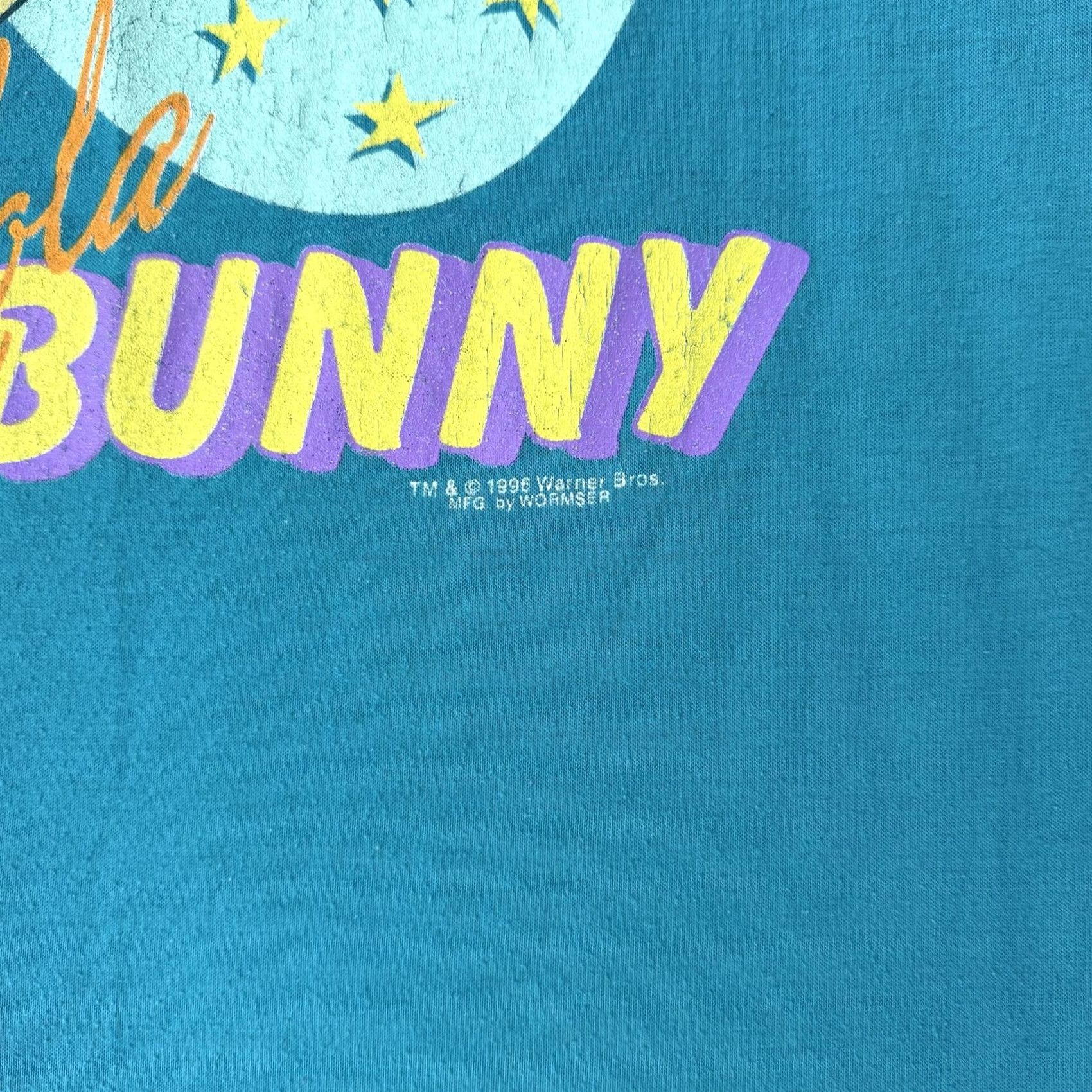 Vintage VINTAGE Space Jam Lola Bunny Shirt Mens M Blue Graphic Tee 1996 Size US M / EU 48-50 / 2 - 3 Thumbnail