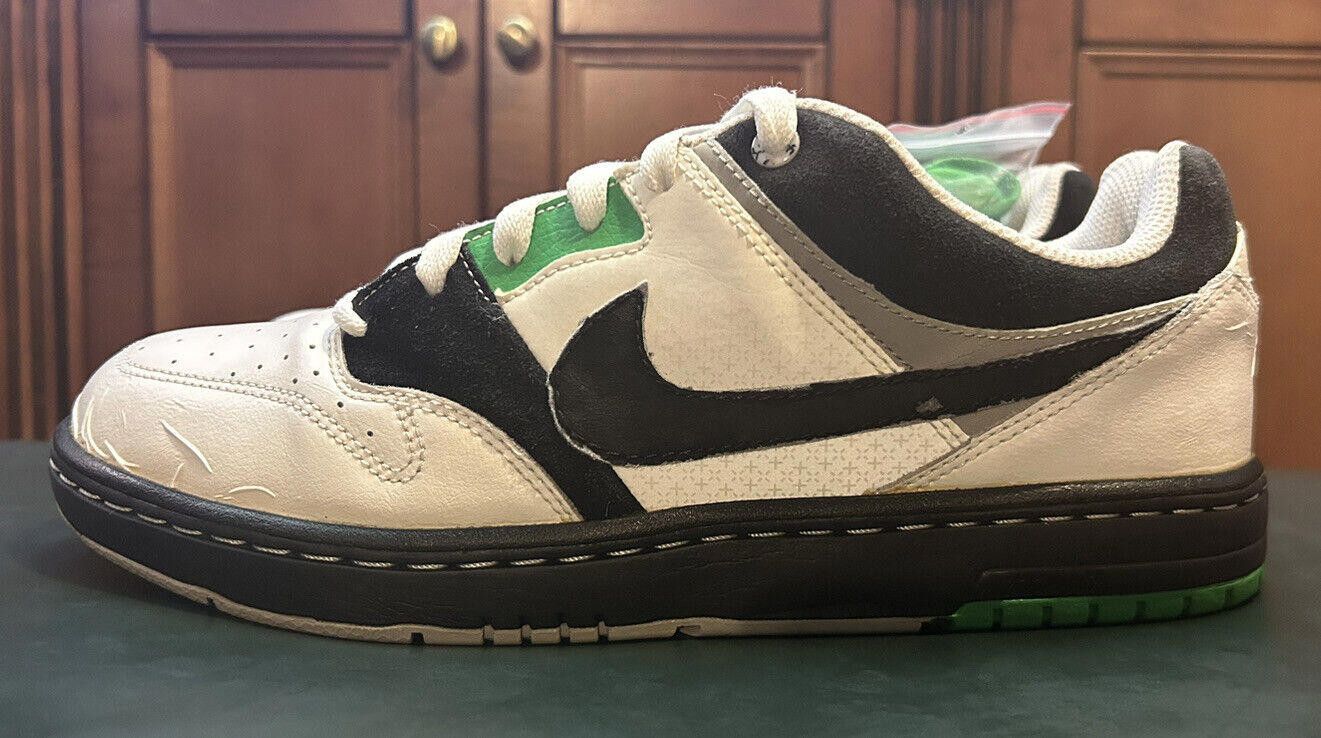 Nike Nike 6.0 Air Zoom Cush SB 2008 White Green Sz 9.5 325333-102 Size US 9.5 / EU 42-43 - 4 Thumbnail
