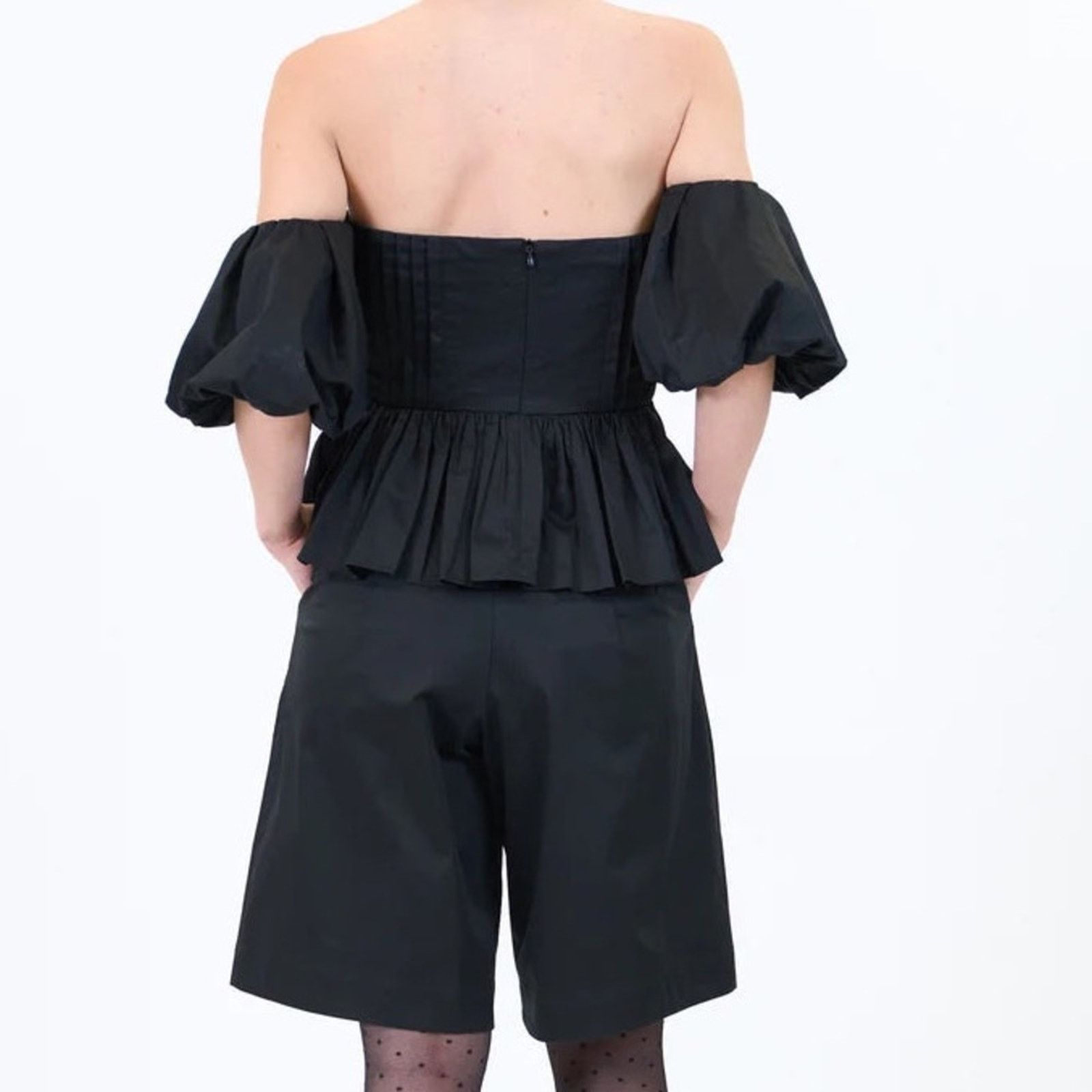 Hunter Bell Hunter Bell Anthropologie Preston Short Wide Leg High Waist Size 26" / US 2 / IT 38 - 3 Thumbnail