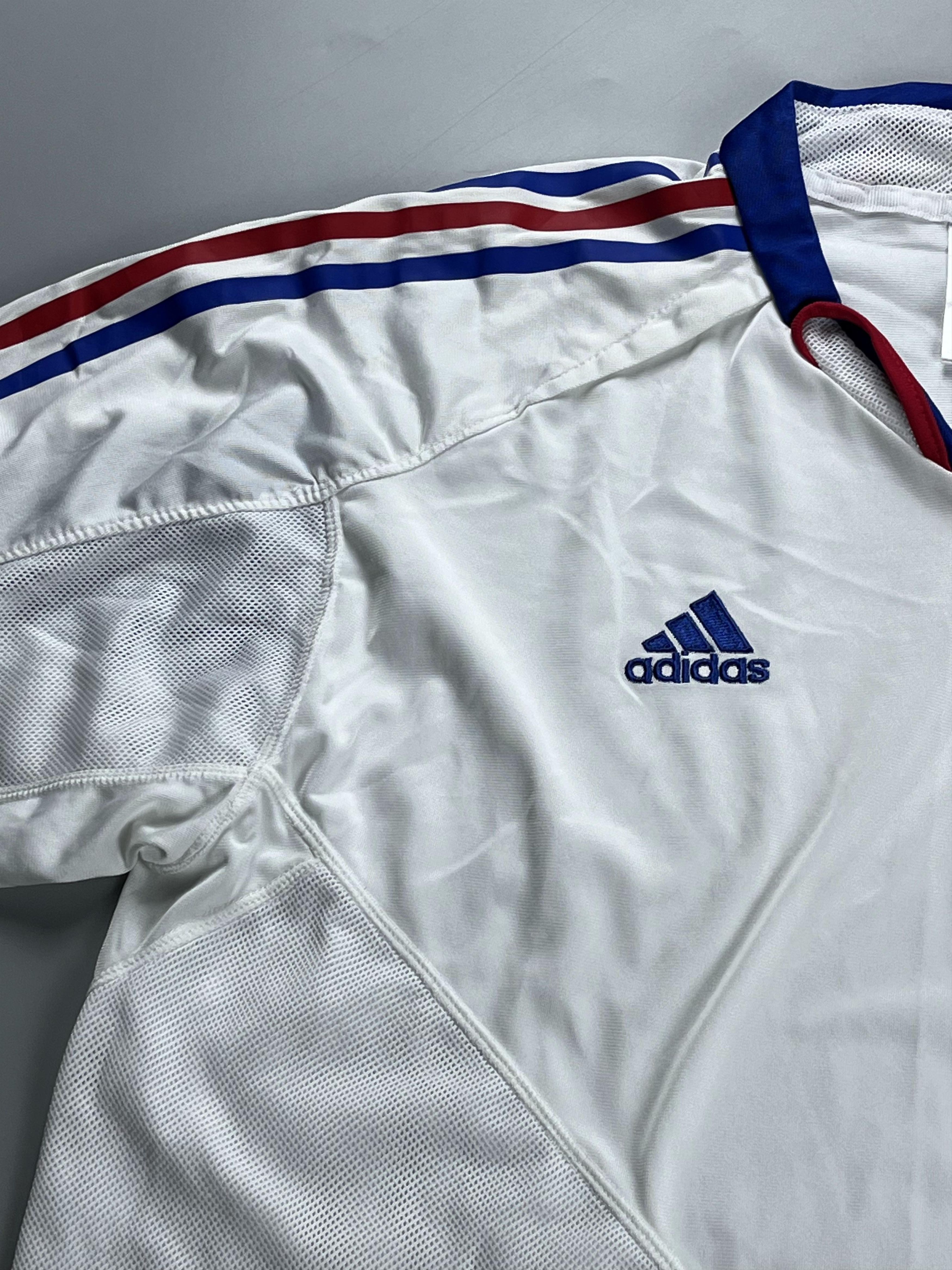 Adidas Bloke Core!Rare Adidas France 2003 Jersey Size US L / EU 52-54 / 3 - 4 Thumbnail
