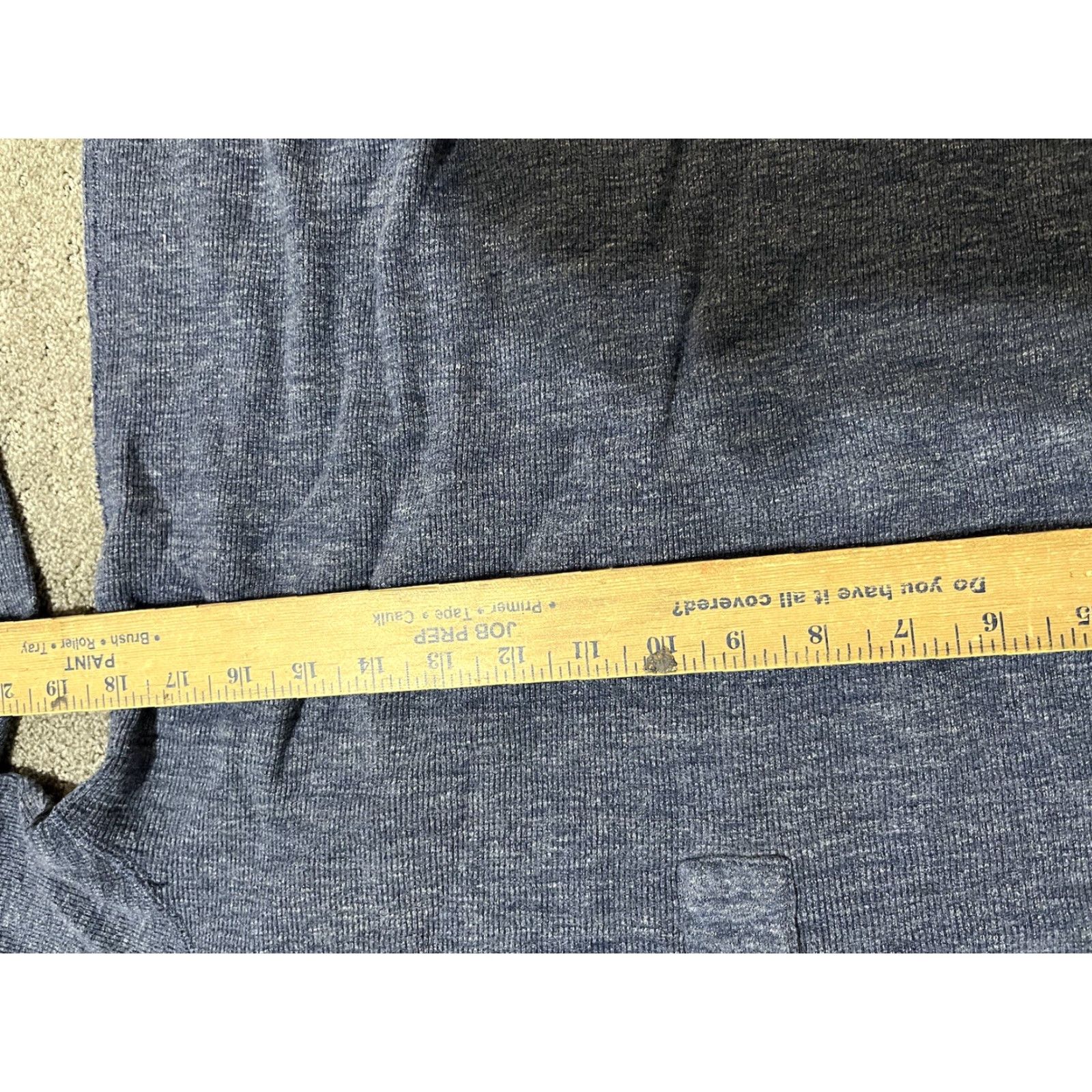 J.Crew J.Crew Sweater Mens XL Rugged Cotton Henley Slim Blue Crew Neck Knit Casual Modern City Preppy Size US XL / EU 56 / 4 - 4 Thumbnail