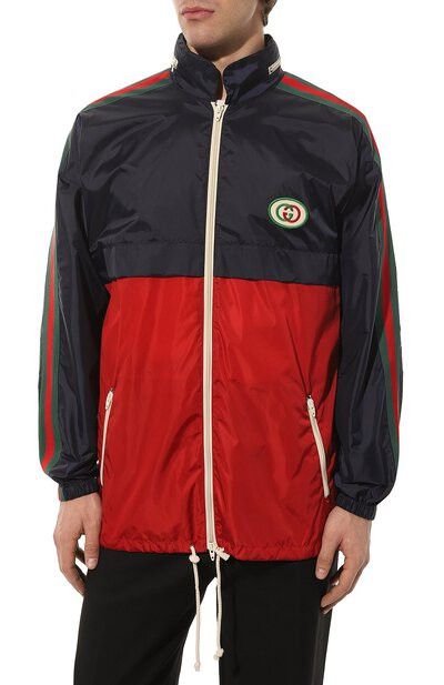 Gucci o1s1wg110125 Water Repellent Jacket in Multicolor Size US M / EU 48-50 / 2 - 3 Thumbnail