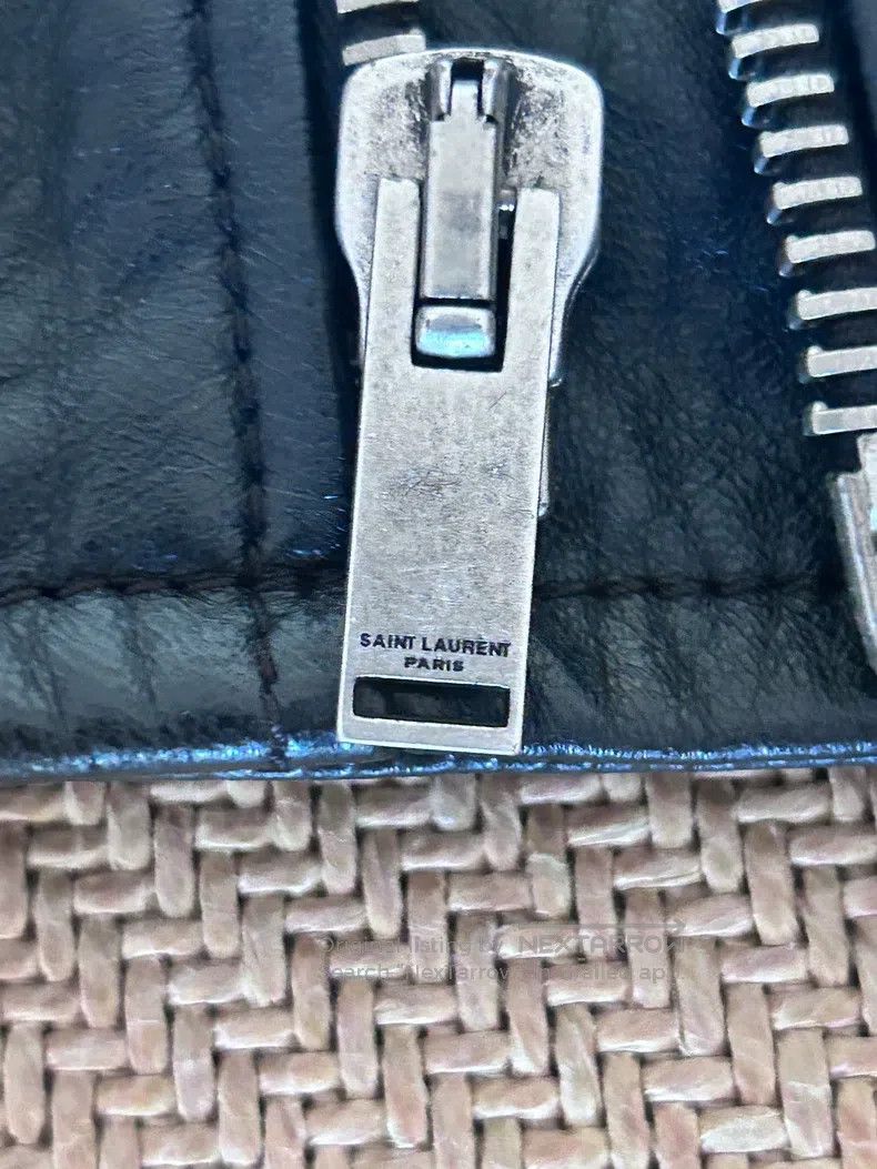 Saint Laurent Paris Saint Laurent Paris Classic Distressed Biker Jacket Size US S / EU 44-46 / 1 - 6 Thumbnail