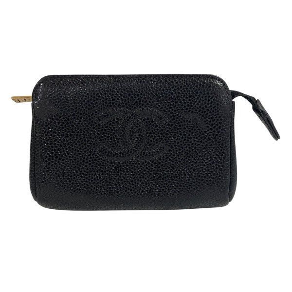 Chanel Chanel Chanel Caviar Pouch Leather Other Size ONE SIZE - 1 Thumbnail