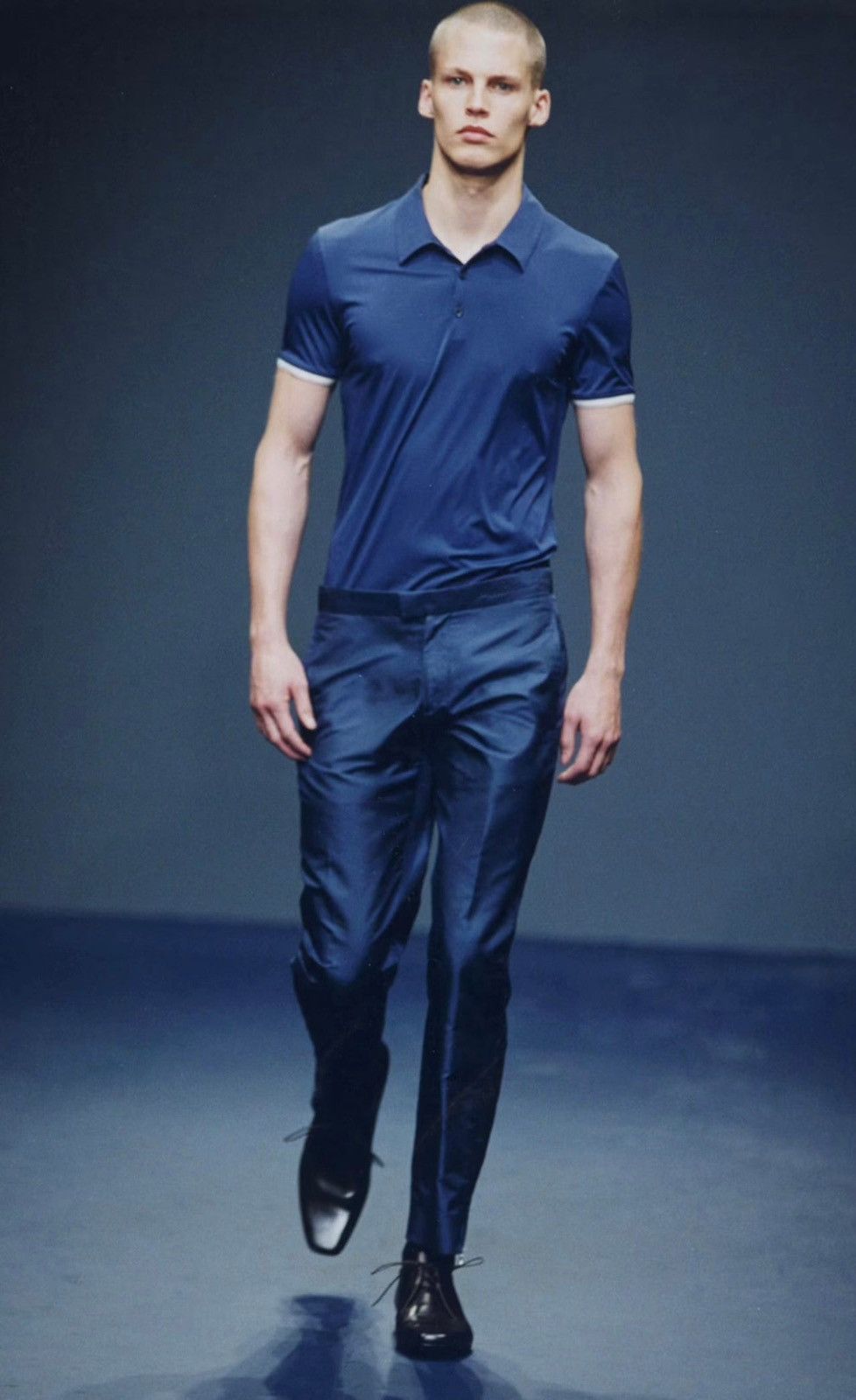 Prada PRADA NAVY LEATHER DERBY SS 2000 Size US 7 / EU 40 - 6 Thumbnail