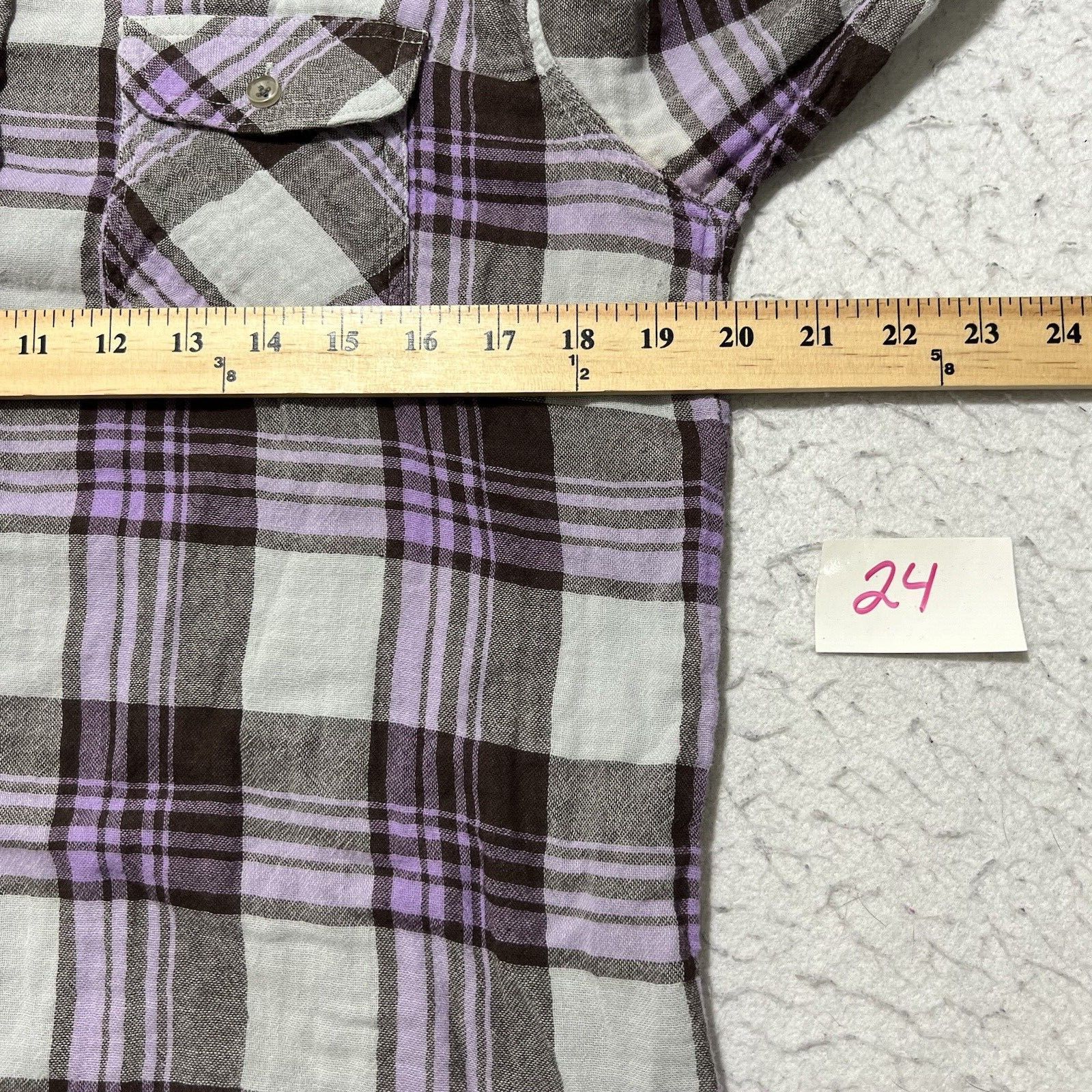 Christian Audigier Christian Audigier Plaid Button Down Long Sleeve Shirt Size L / US 10 / IT 46 - 6 Thumbnail