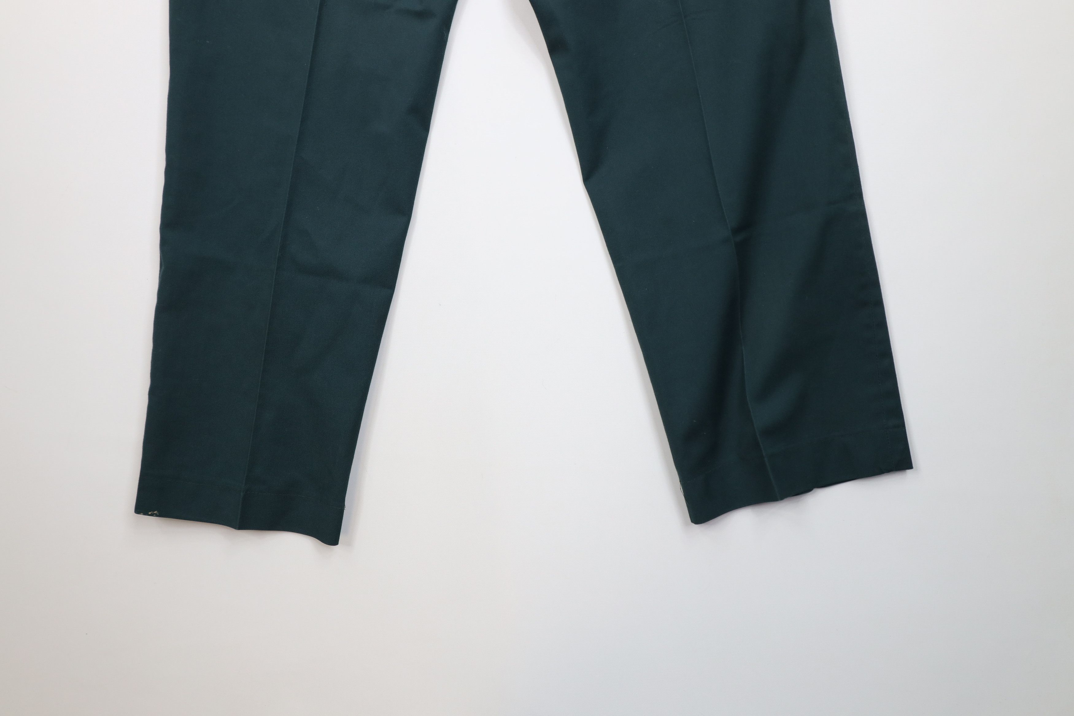 Lee Vintage 70s Lee Wide Leg Workwear Mechanic Pants Green USA Size US 34 / EU 50 - 14 Thumbnail