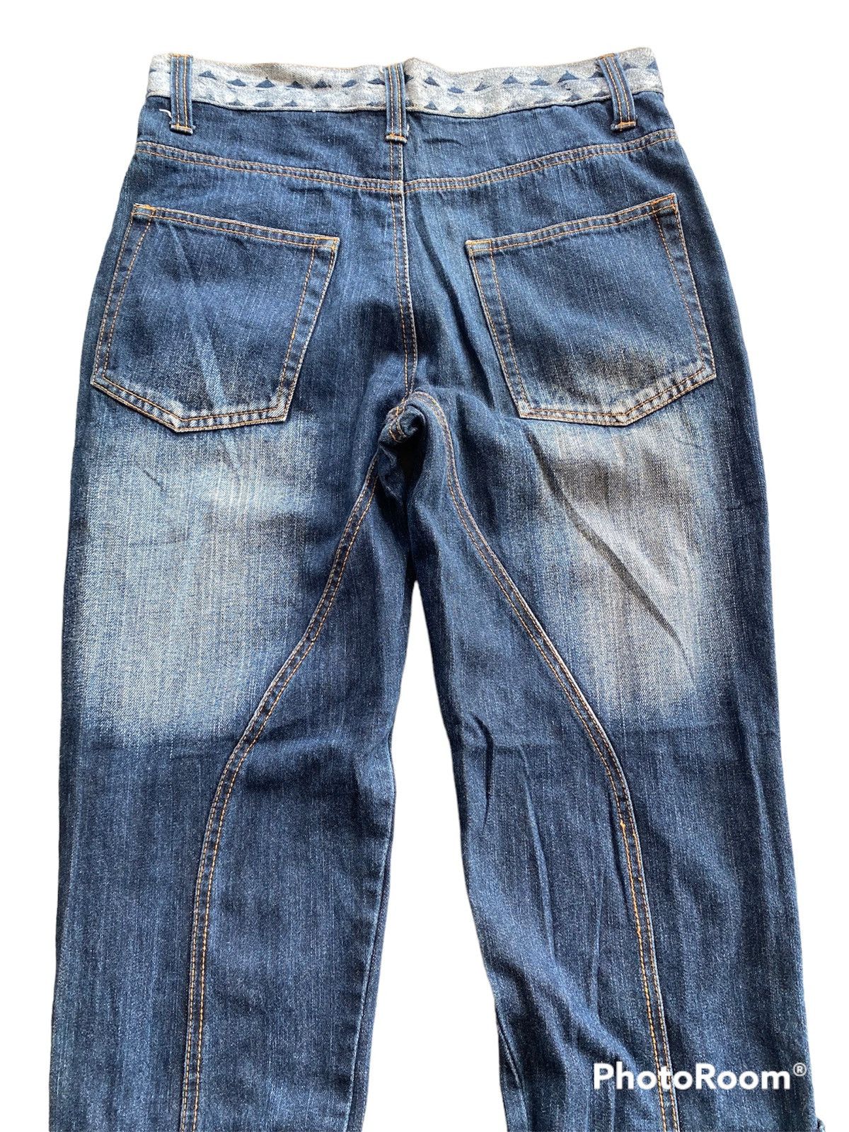If Six Was Nine × In The Attic × Le Grande Bleu (L.G.B.) In The Attic Home Punk Grunge Jeans P170 Size US 31 - 13 Thumbnail