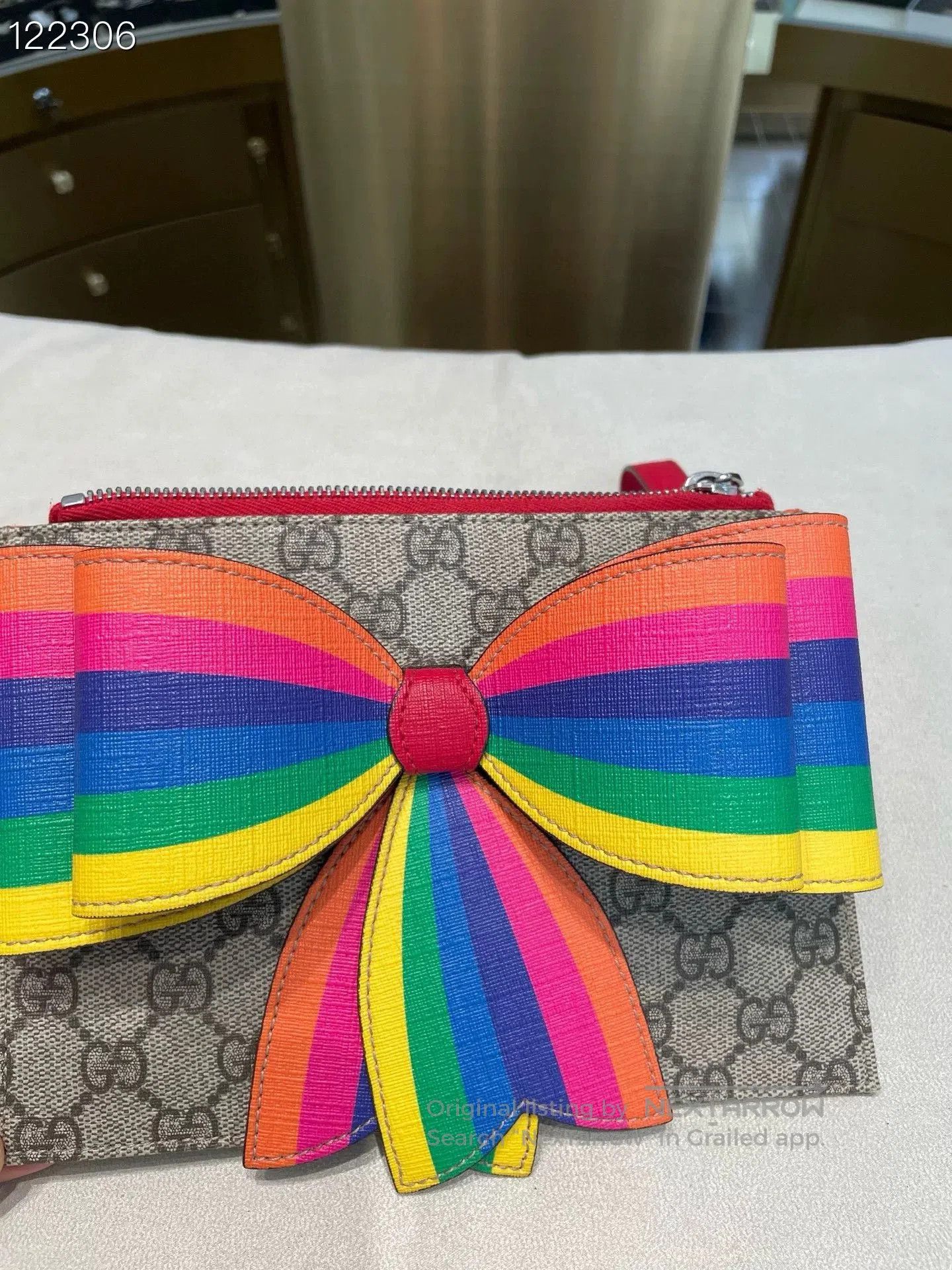 Gucci Gucci Colorful Bow Handbag. Size ONE SIZE - 6 Thumbnail