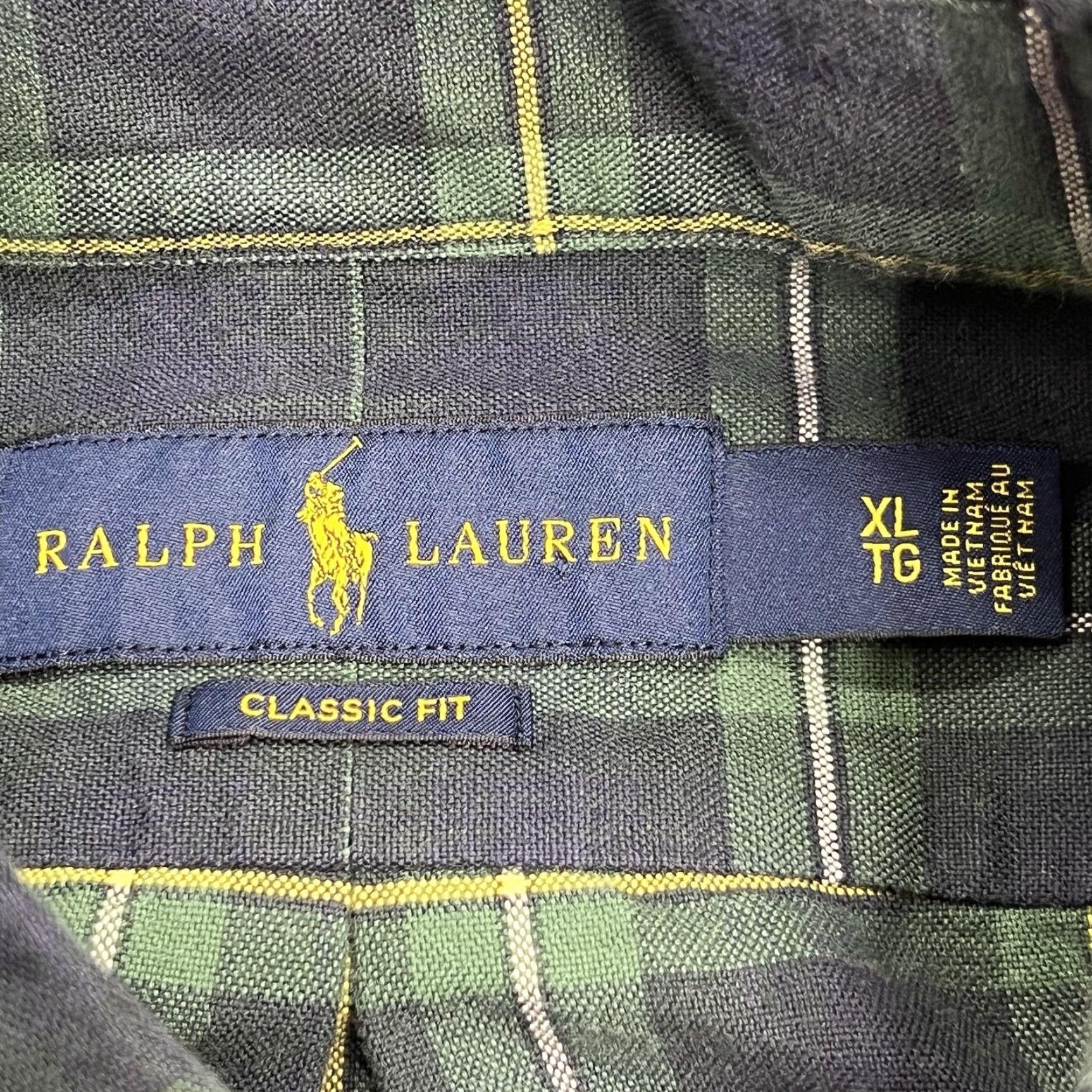 Polo Ralph Lauren Polo Ralph Lauren Shirt Mens XL Plaid Green Oxford Long Sleeve Button-Down Pony Size US XL / EU 56 / 4 - 5 Thumbnail