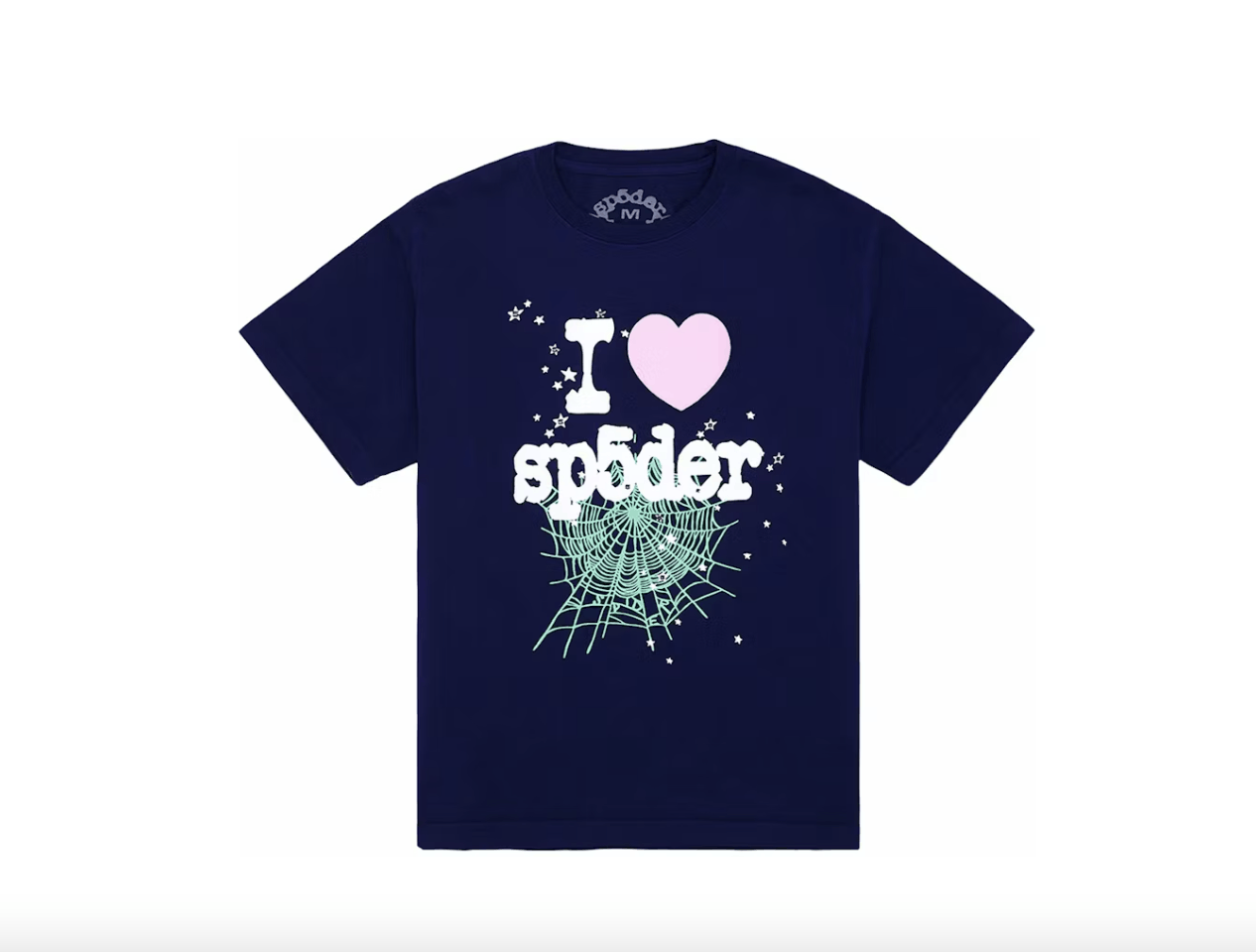 Spider Worldwide Sp5der Souvenir Tee Navy | Grailed