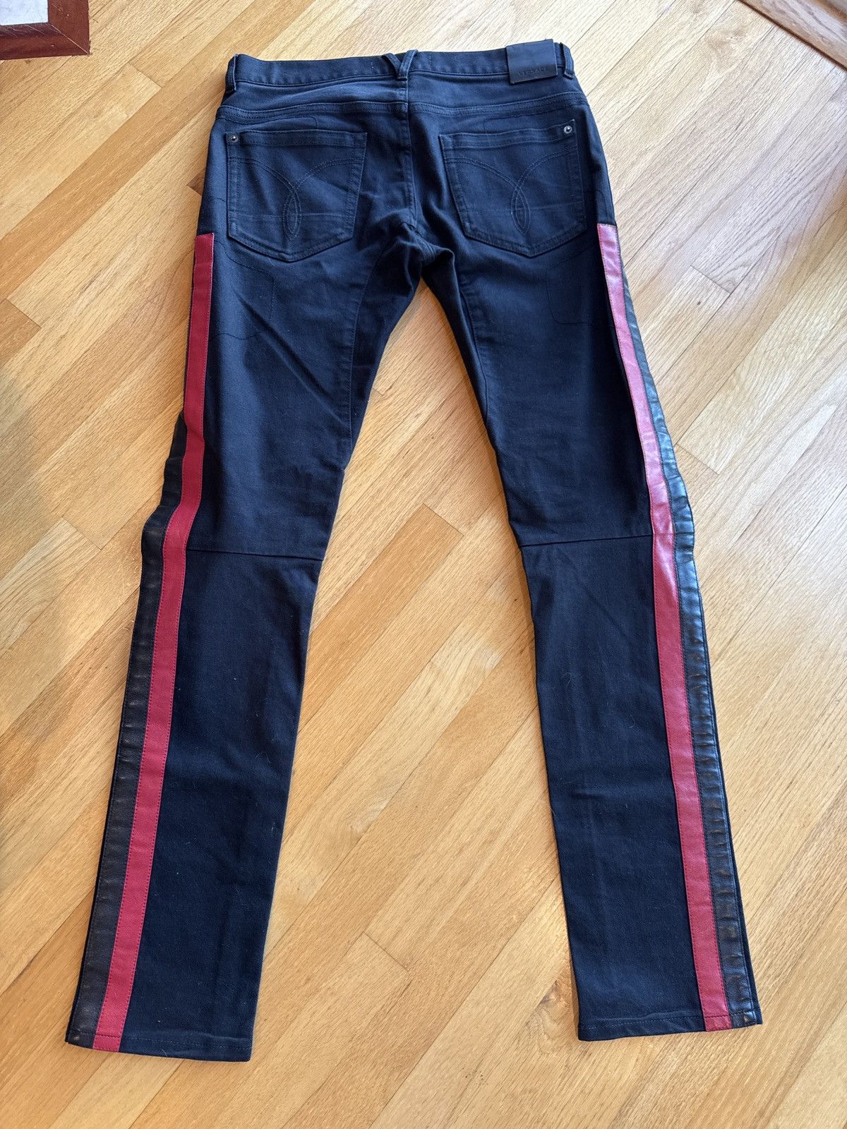 Versace Versace Black Slim Denim Size US 32 / EU 48 - 2 Thumbnail
