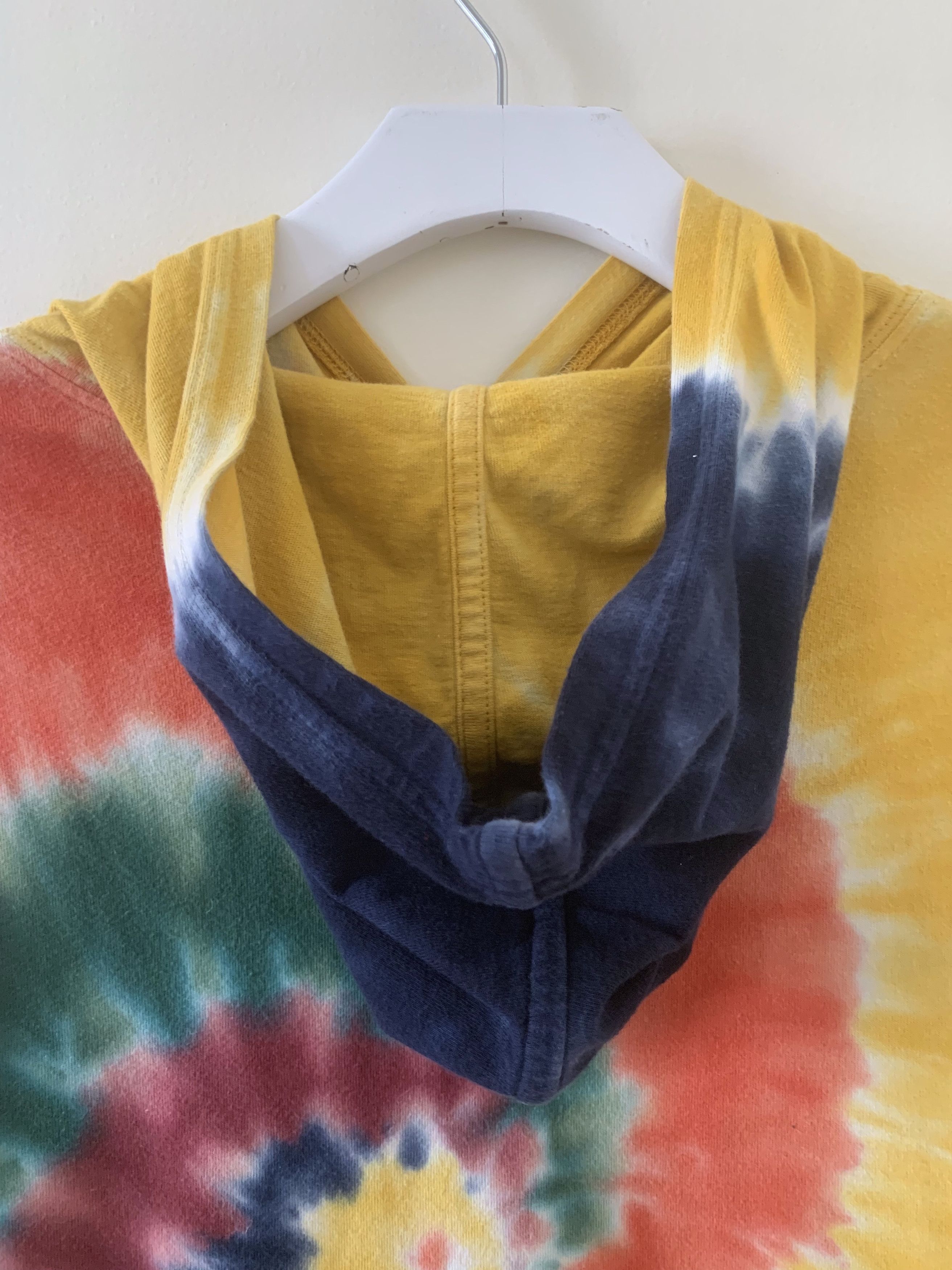 Lands' End Rainbow Tie-Dye Hoodie Size US L / EU 52-54 / 3 - 4 Thumbnail
