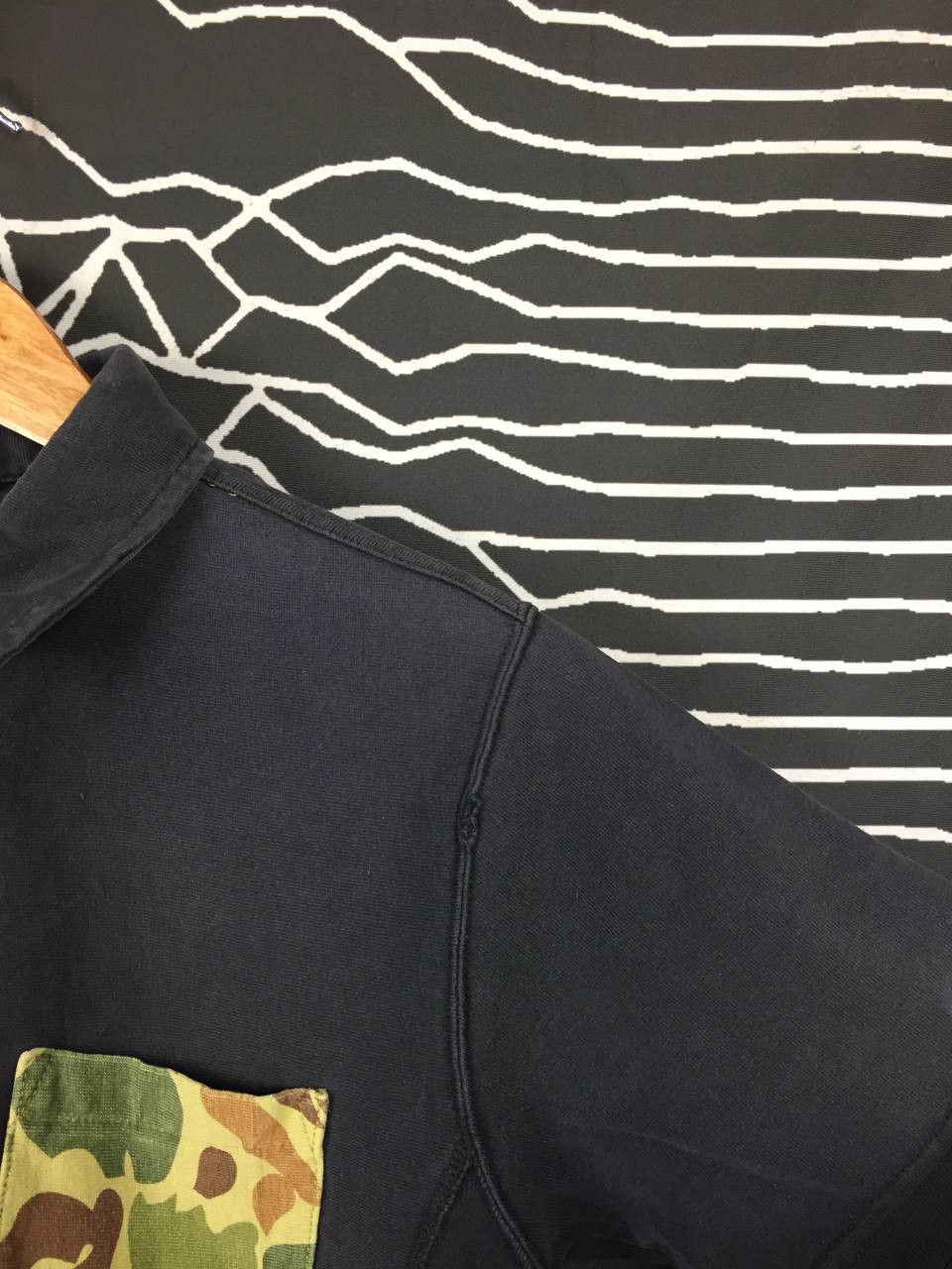 Champion × Vintage Vtg Champion Reverse Weave Camo Pocket Heavyweight Polo Tee Size US M / EU 48-50 / 2 - 5 Thumbnail