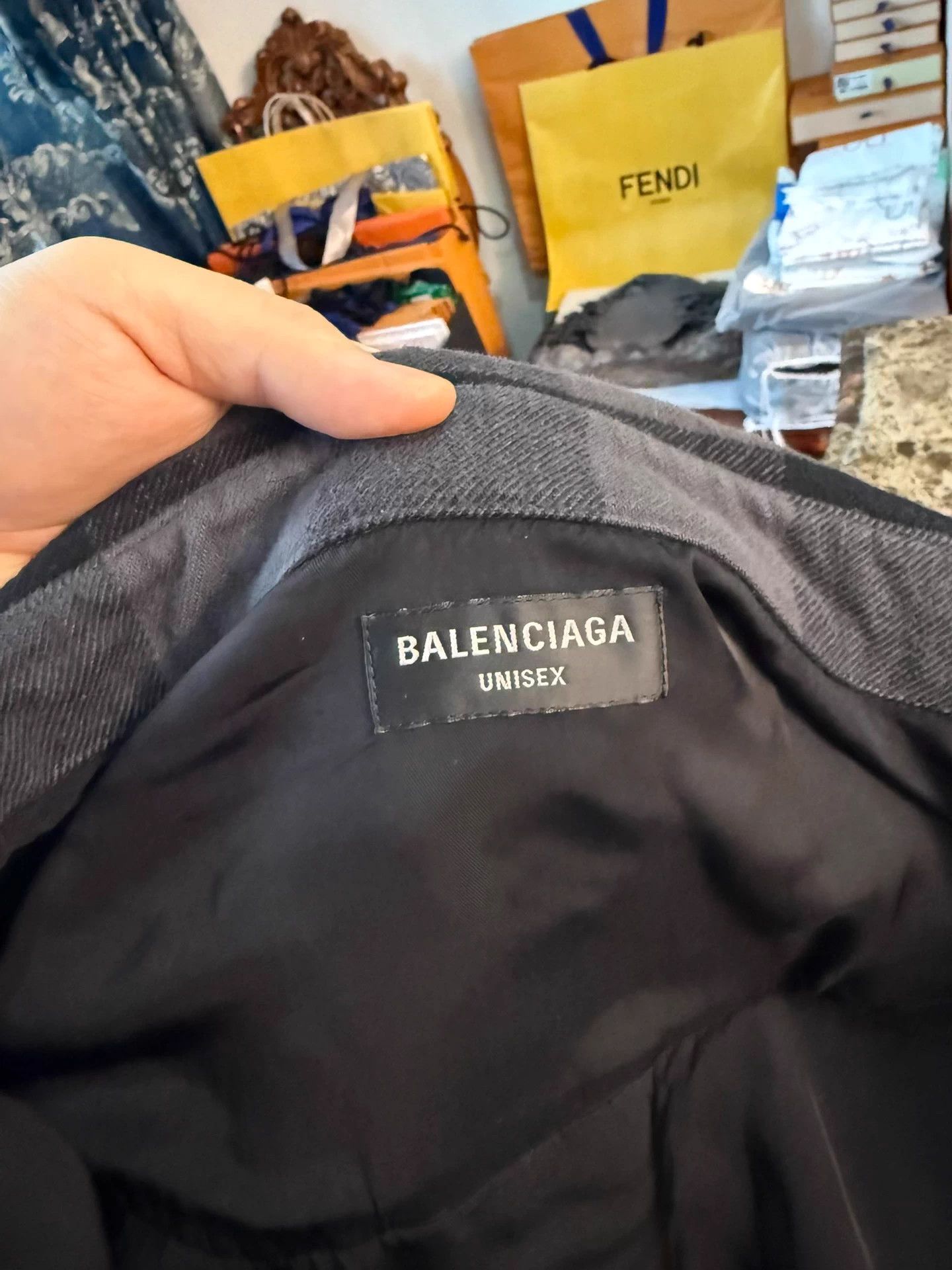 Balenciaga Balenciaga Flannel Shirt Jacket Distressed Collar & Hem 2 Size US M / EU 48-50 / 2 - 5 Thumbnail