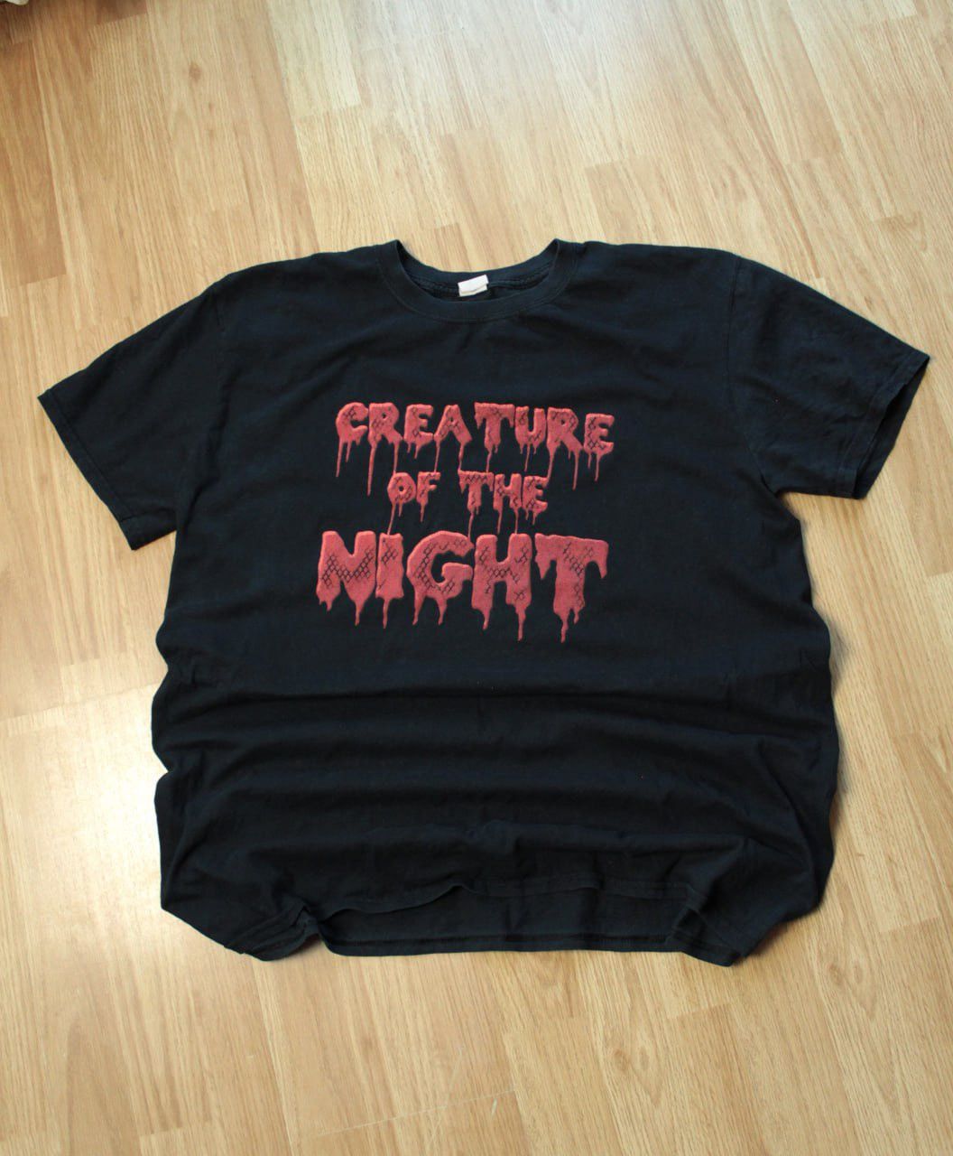 Vintage 🔥 VINTAGE ROCKY HORROR SHOW CREATURE OF THE NIGHT T Shirt Size US XL / EU 56 / 4 - 1 Thumbnail