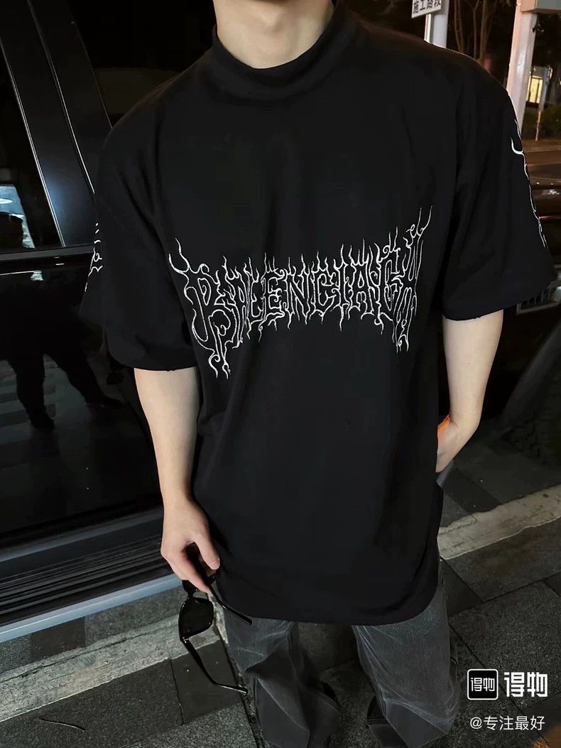 Balenciaga Balenciaga Flame Sanskrit short sleeve Size US S / EU 44-46 / 1 - 9 Thumbnail