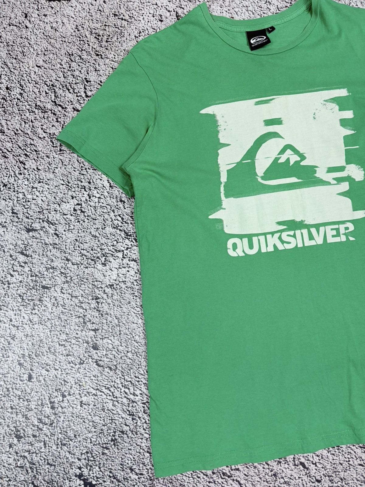 Quiksilver Vintage Quiksilver Logo Green T-Shirt Skater Surf Y2K L Size US L / EU 52-54 / 3 - 3 Thumbnail