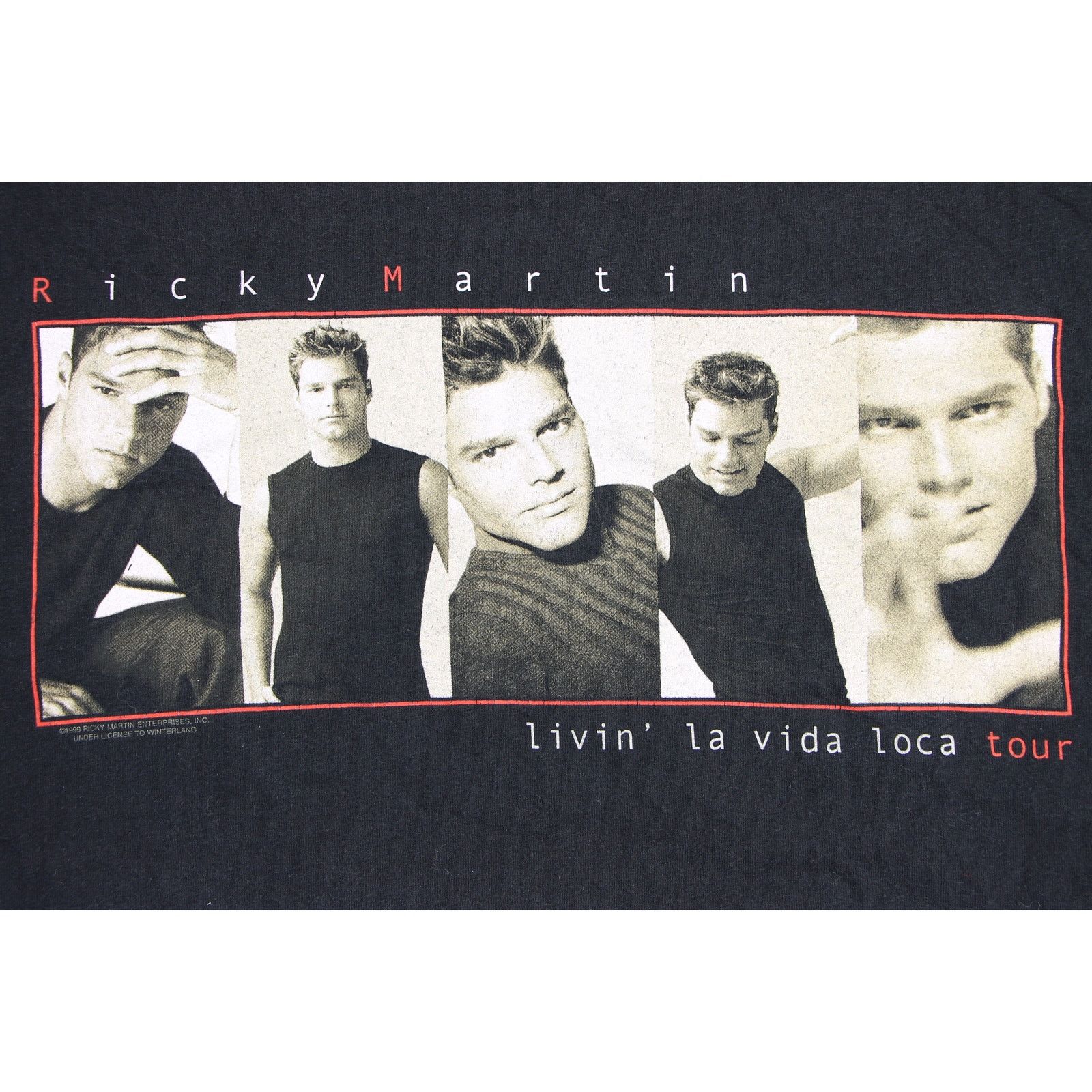 Vintage Vintage Ricky Martin 90s Tour LGBTQ Tee | Grailed