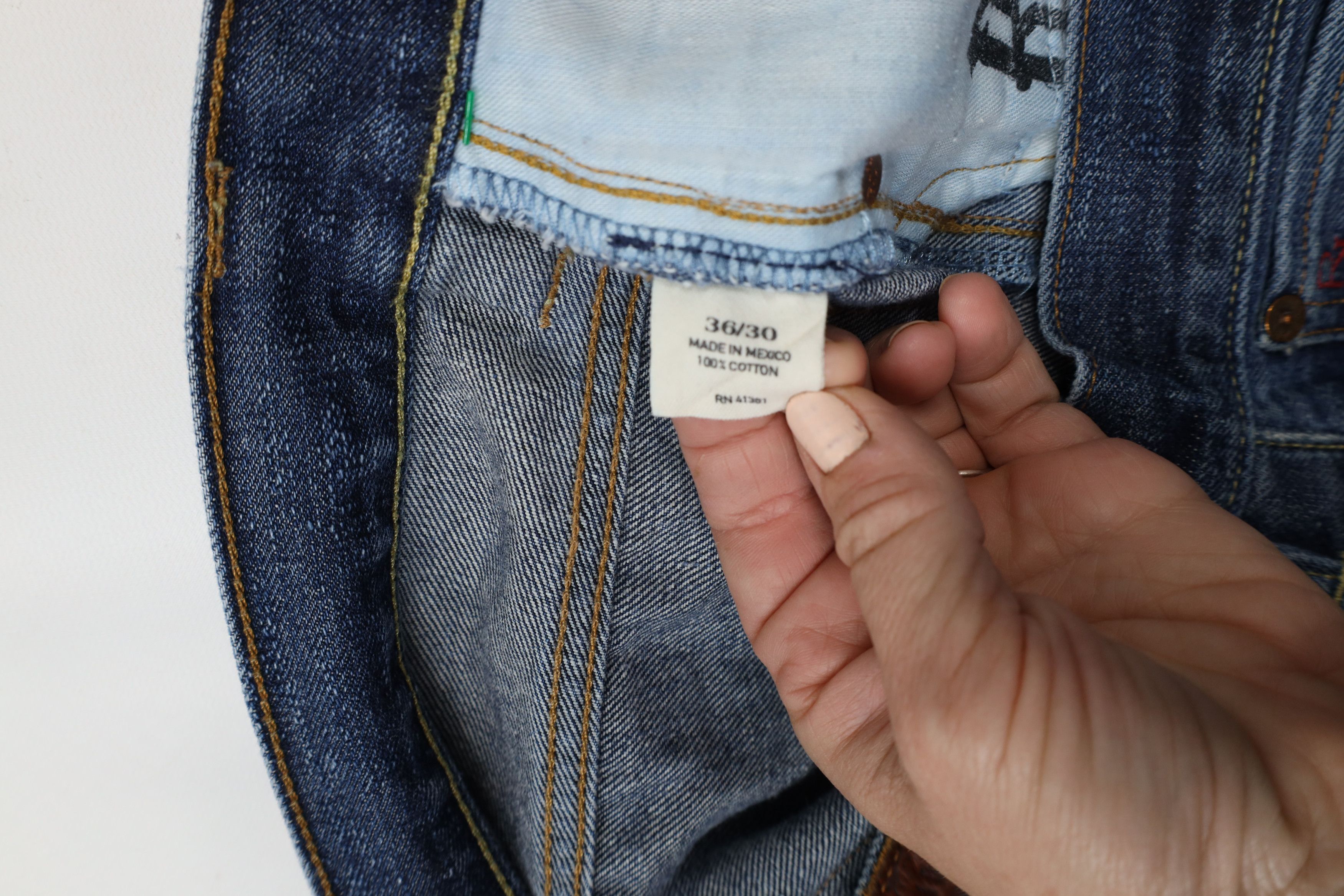 Ralph Lauren × Vintage Vintage Ralph Lauren Vintage Cut Wide Leg Denim Jeans Size US 36 / EU 52 - 9 Thumbnail