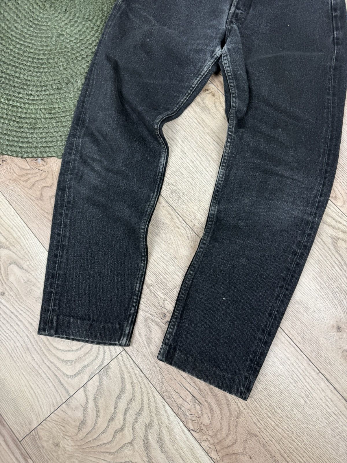 Levi's × Vintage 1990’s Vintage Levi’s 536 Charcoal Grey Denim Jeans 32X32 Size US 32 / EU 48 - 2 Thumbnail