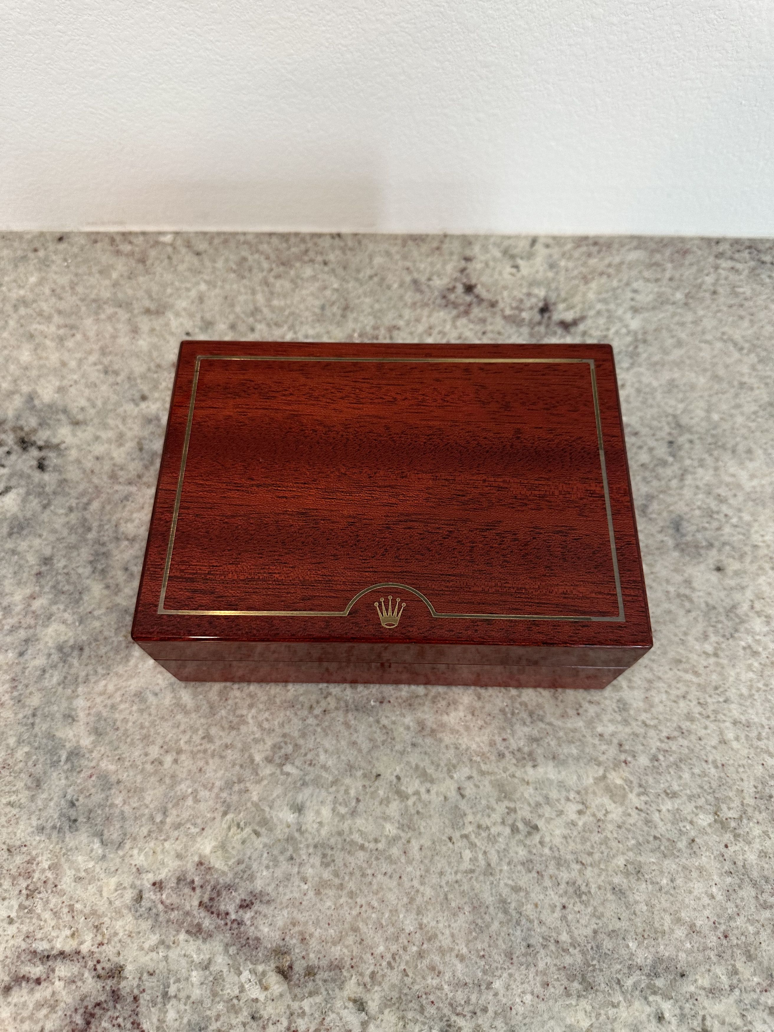 Rolex Rolex Vintage Watch Box Wood (69-00-09) Size ONE SIZE - 1 Thumbnail