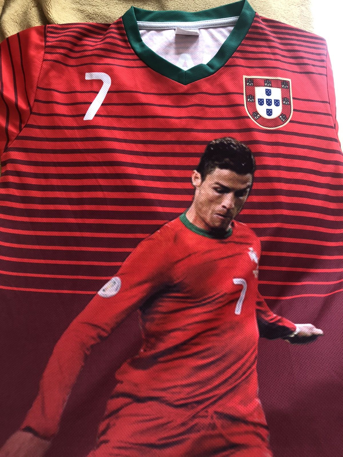 Vintage RARE VINTAGE CR7 CRISTIANO RONALDO PORTUGAL JERSEY SHIRT Size US S / EU 44-46 / 1 - 3 Thumbnail