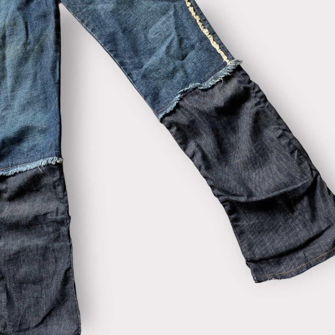 W&LT × Walter Van Beirendonck Vintage W&LT Reconstructed Jeans Size 29" - 3 Thumbnail