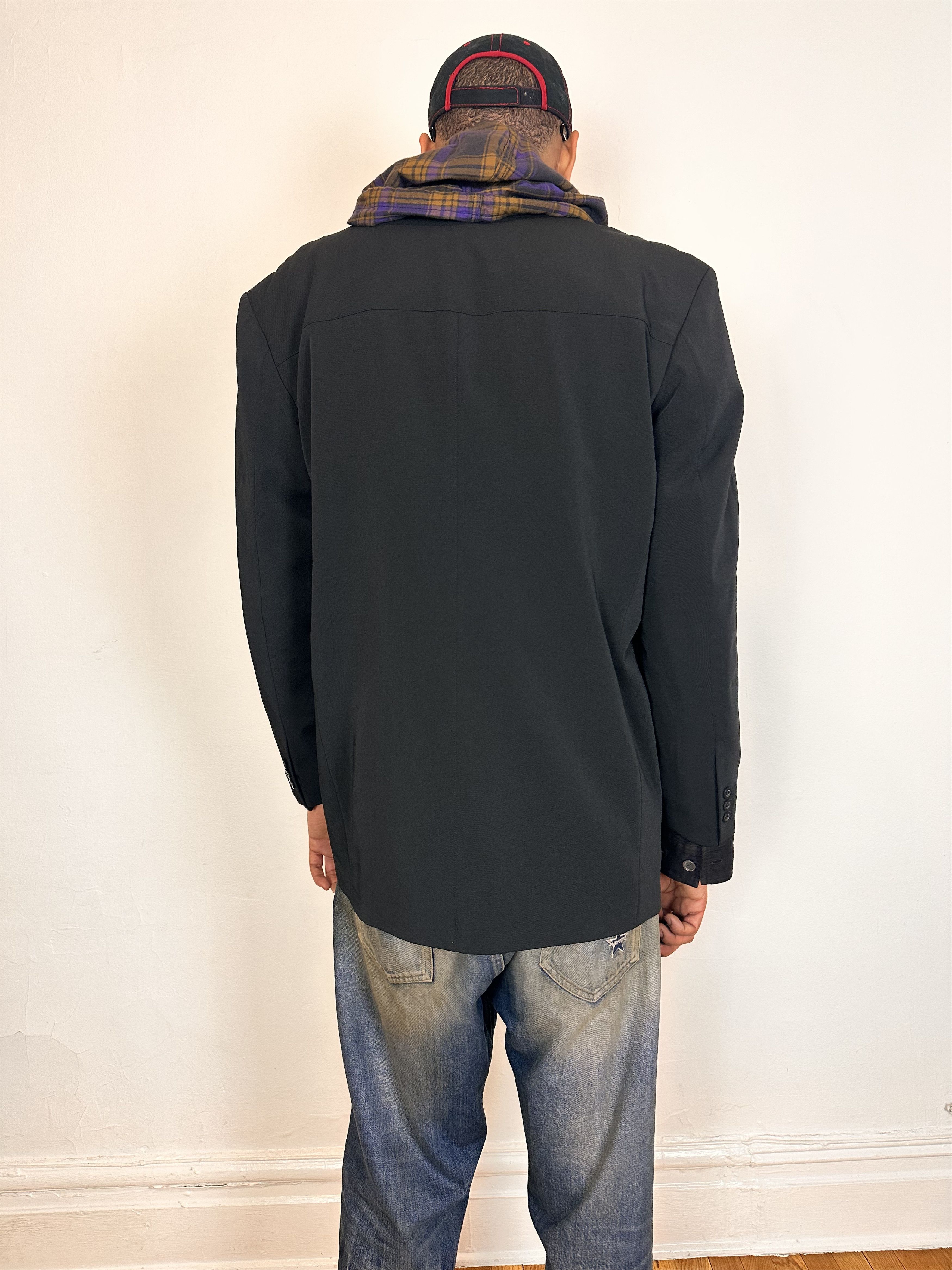 Other VINTAGE 90s PRONTI CLASSIC BLACK BLAZER _ LARGE Size 38R - 4 Thumbnail