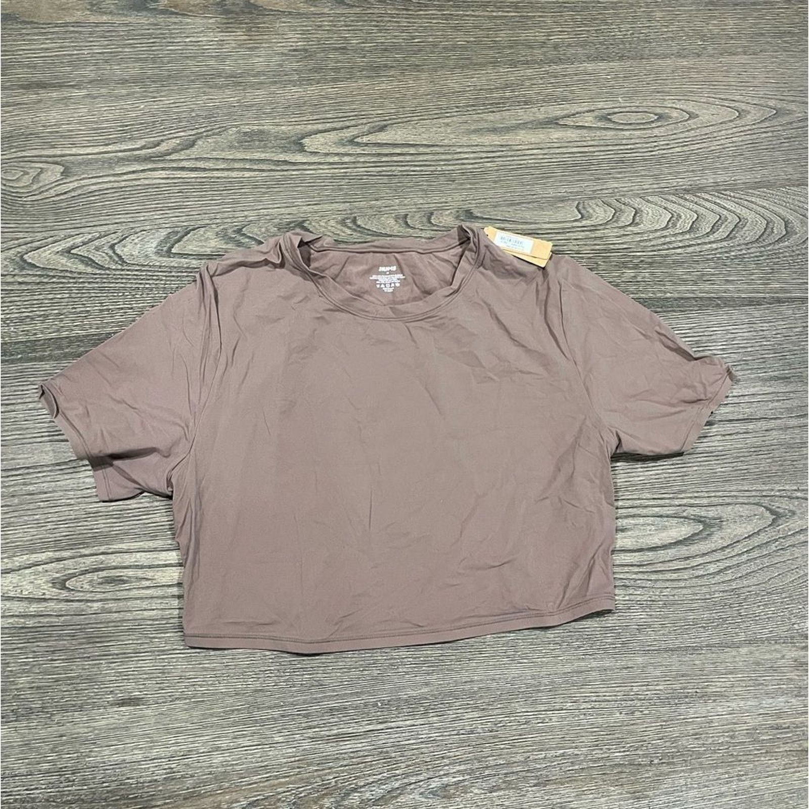 SKIMS NWT Skims Fits Everybody Super Cropped T-Shirt Umber 3X Size 3XL / US 20-22 - 1 Thumbnail