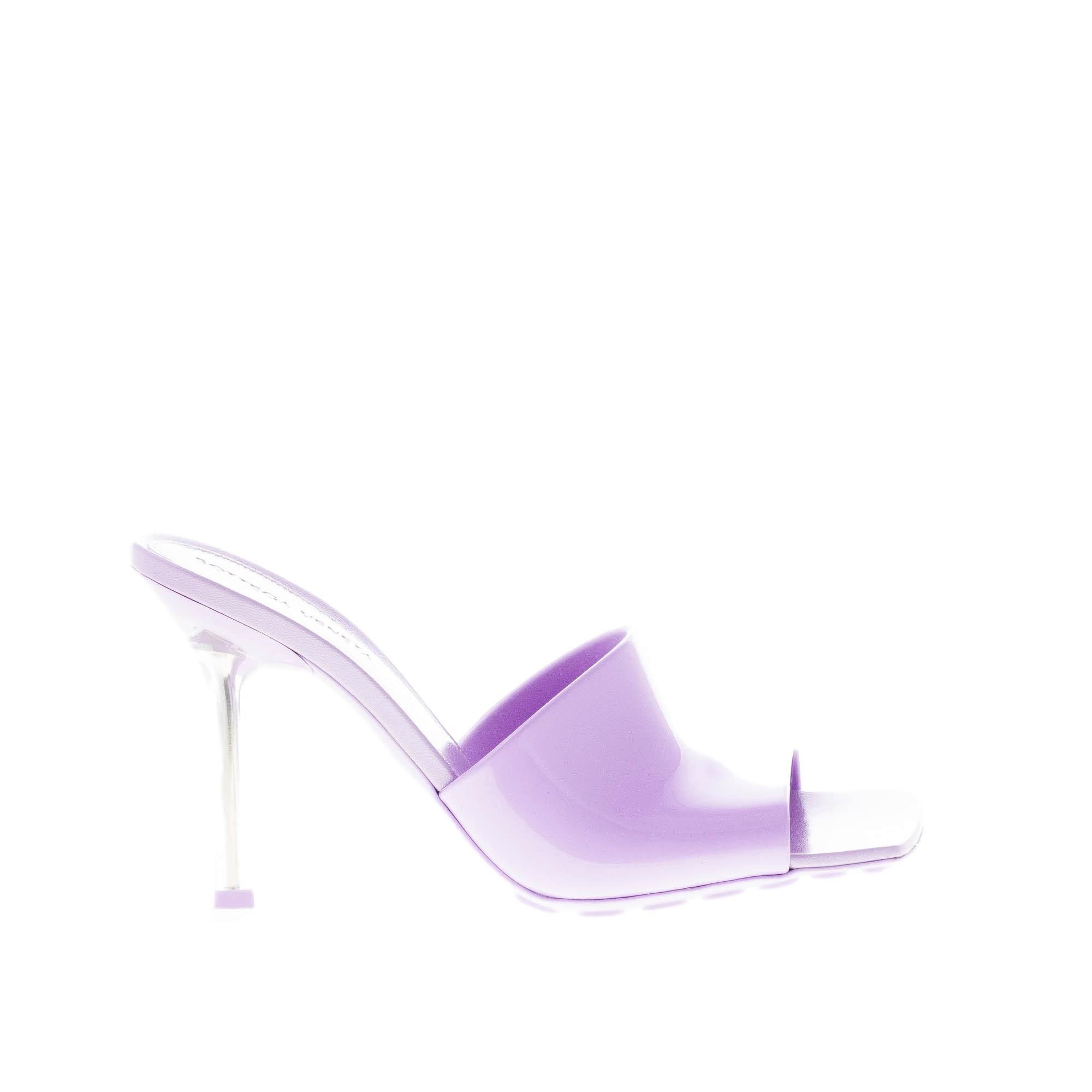 Bottega Veneta o1bcso1str0924 Stretch Sandal Rubber Wisteria in Lilac Size US 9 / IT 39 - 1 Thumbnail