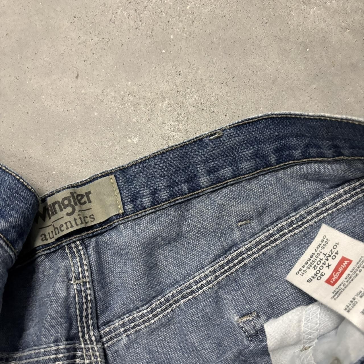 Japanese Brand × Vintage Crazy Vintage Y2K/2000s Baggy Medium Wash Skater Carpenter Denim Jeans! Size US 40 / EU 56 - 8 Thumbnail