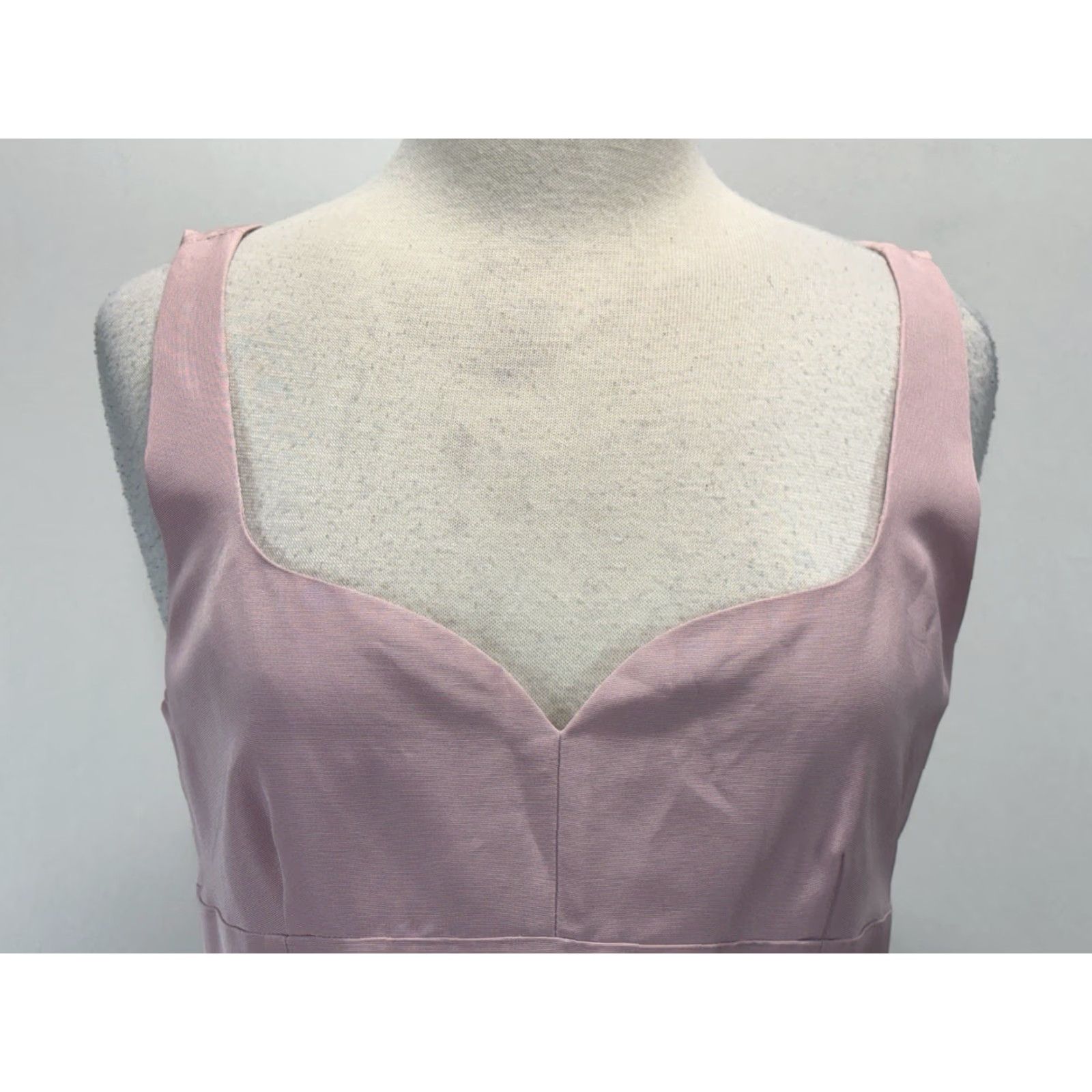 J.Crew J. Crew Mae Dress Women's Dress Size 10 Pink Sweetheart Neckline Knee Length Sleeveless Zip Formal Size L / US 10 / IT 46 - 5 Thumbnail