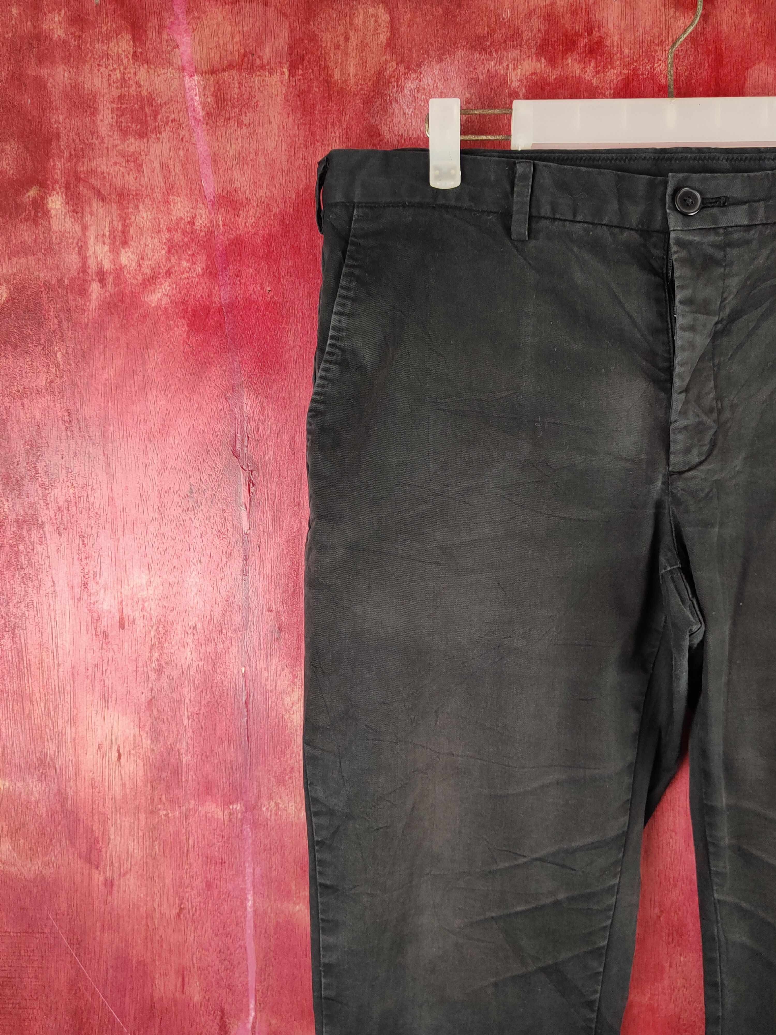 Japanese Brand × Uniqlo Uniqlo Black Faded Multipocket Casual Pants #S1465 Size US 36 / EU 52 - 3 Thumbnail